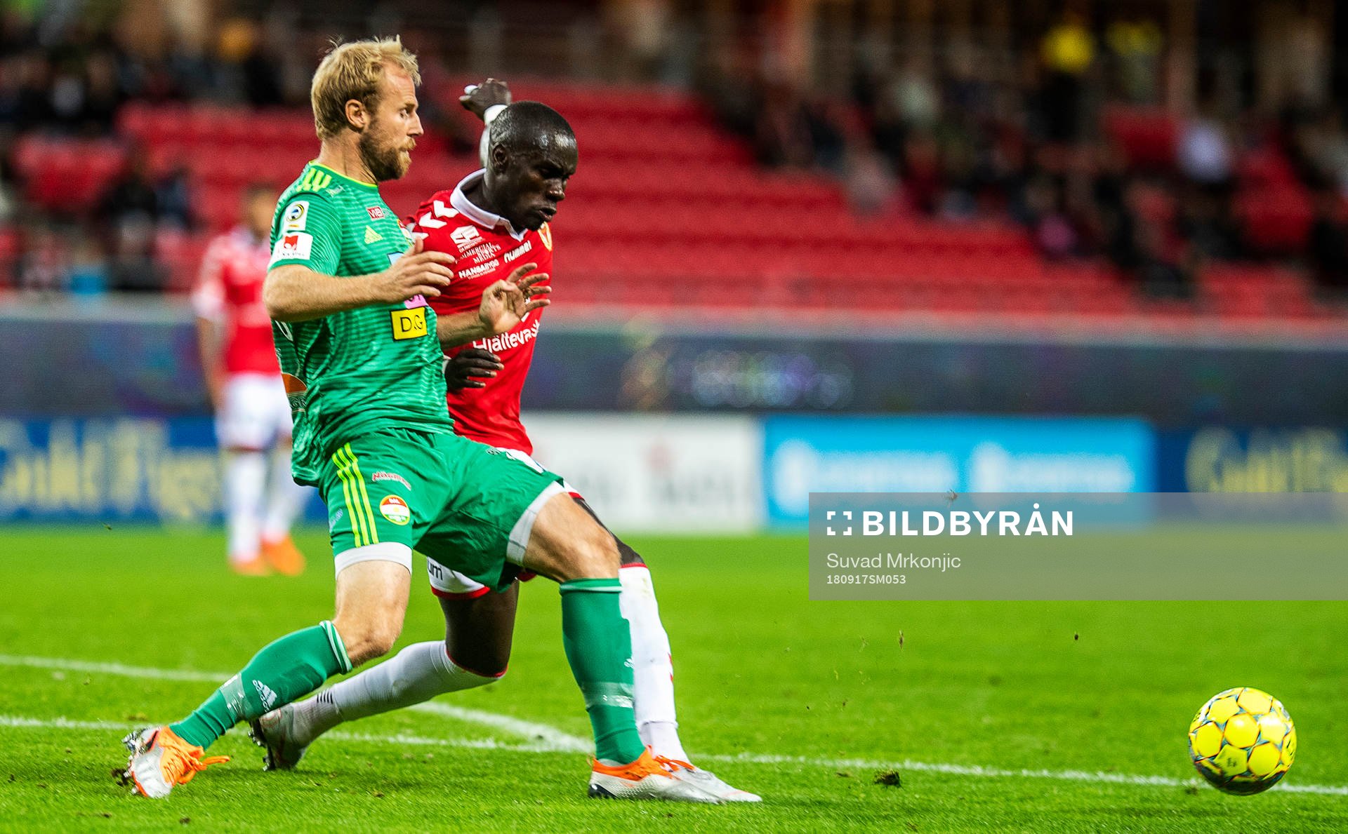 Kalmars Papa Alioune Diouf och Dalkurds Markus