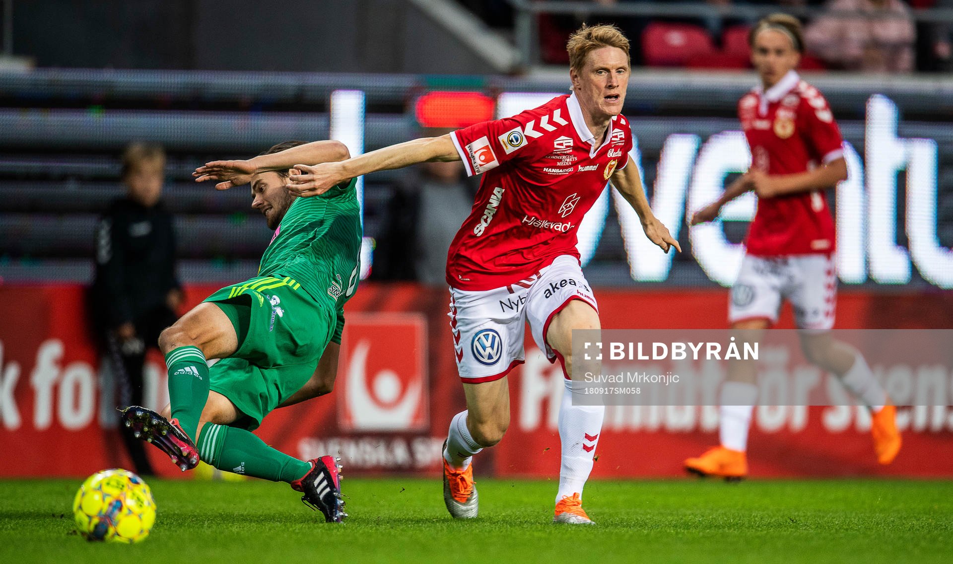 Kalmars Rasmus Elm och Dalkurds Robin Tranberg