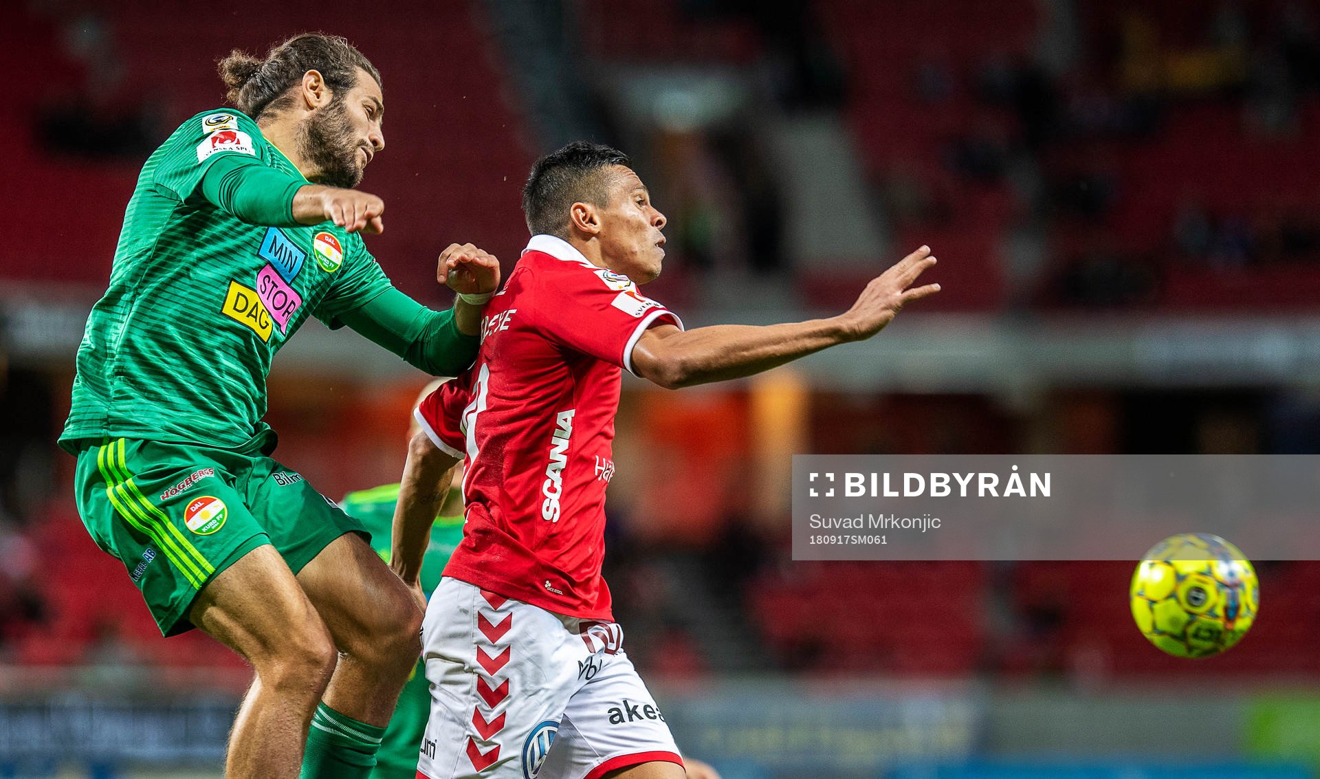 Kalmars Romário Pereira Sipião och Dalkurds Alex De John
