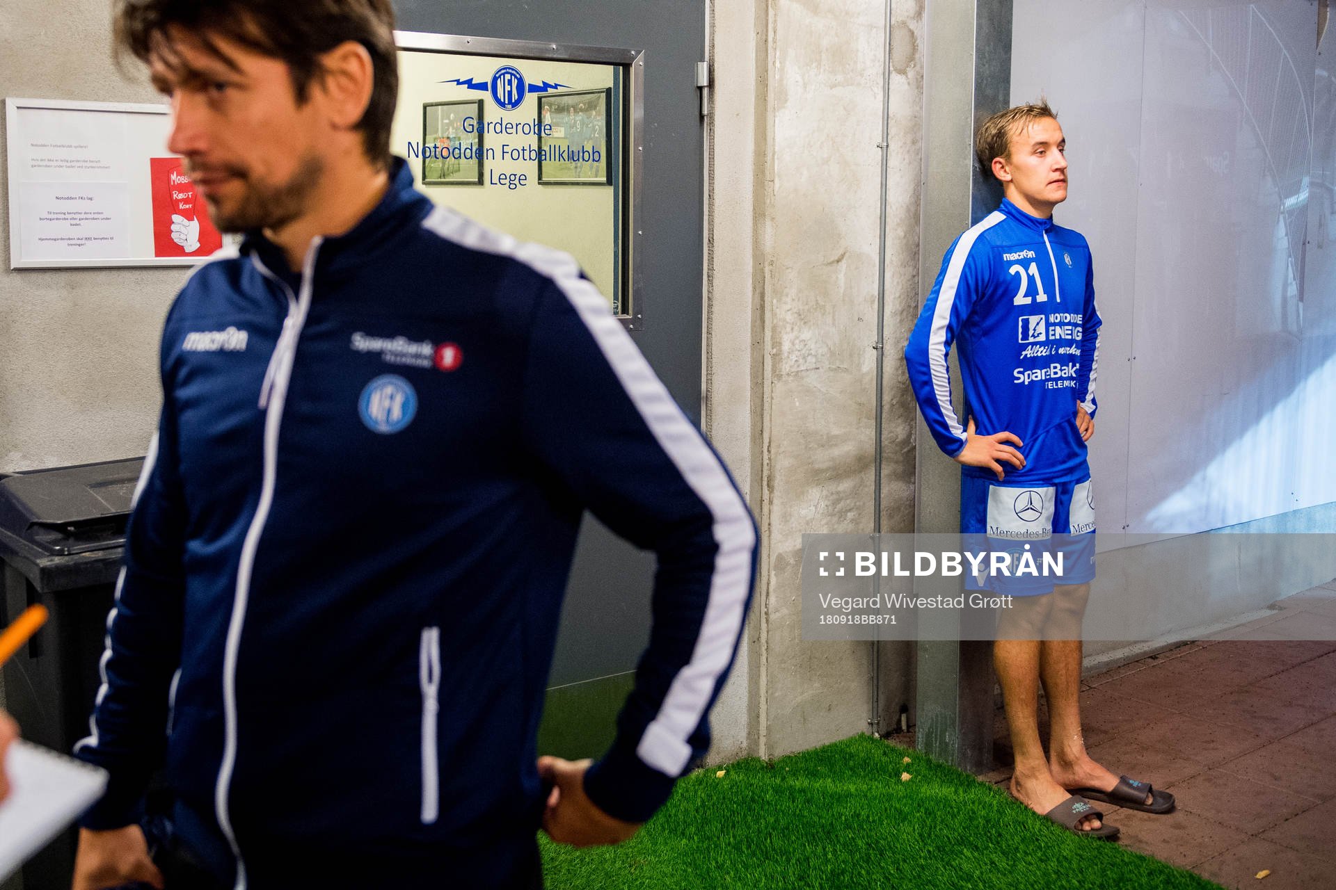 Kjetil Holand Tøsse of Notodden looks dejected