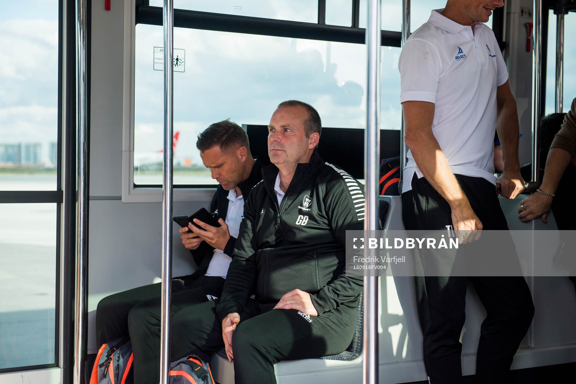 Geir Bakke, head coach of Sarpsborg 08, arrive at Ataturk
