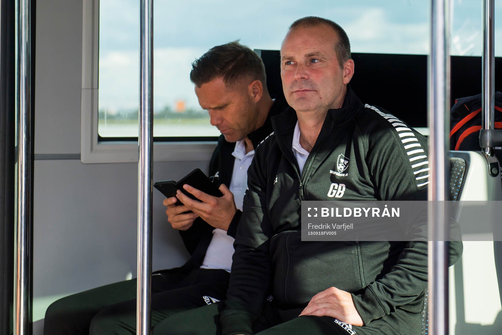 Geir Bakke, head coach of Sarpsborg 08, arrive at Ataturk