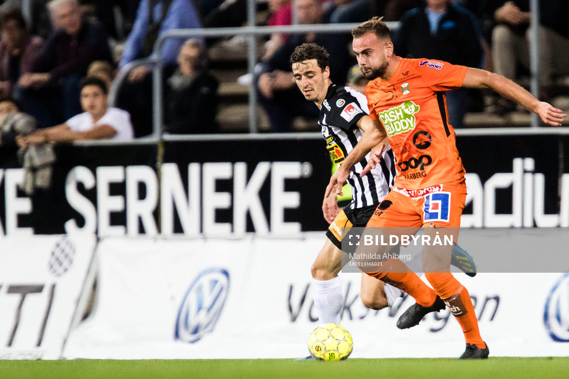 Landskronas Jetmir Haliti och Varbergs Perparim Beqaj