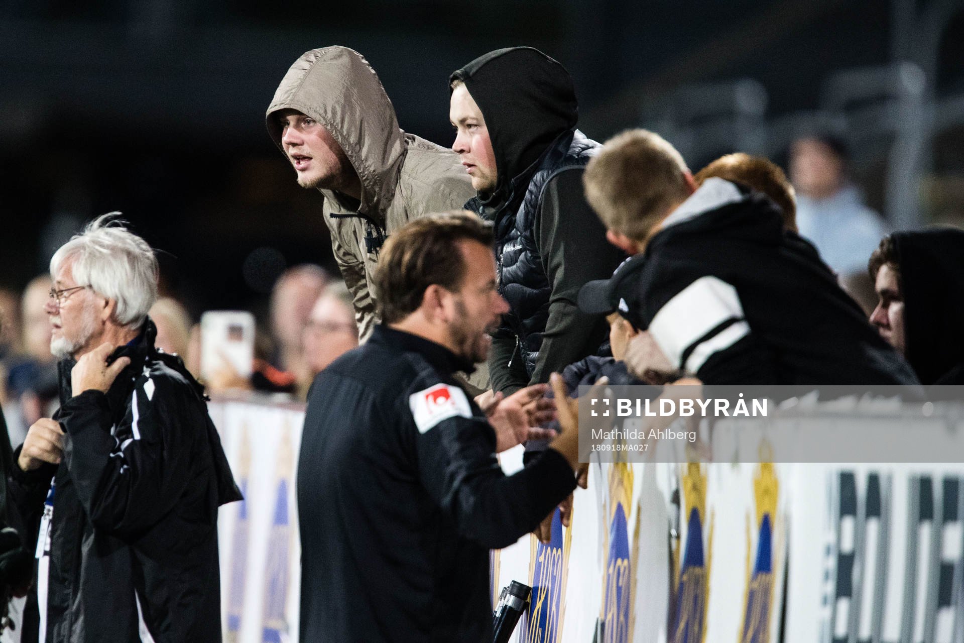 Upprörda supportrar