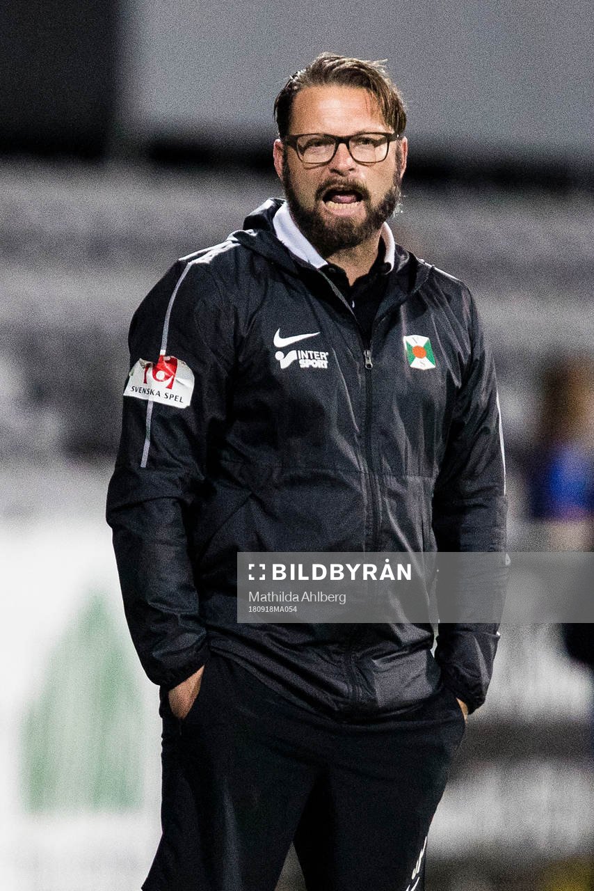 Varbergs tränare Joakim Persson