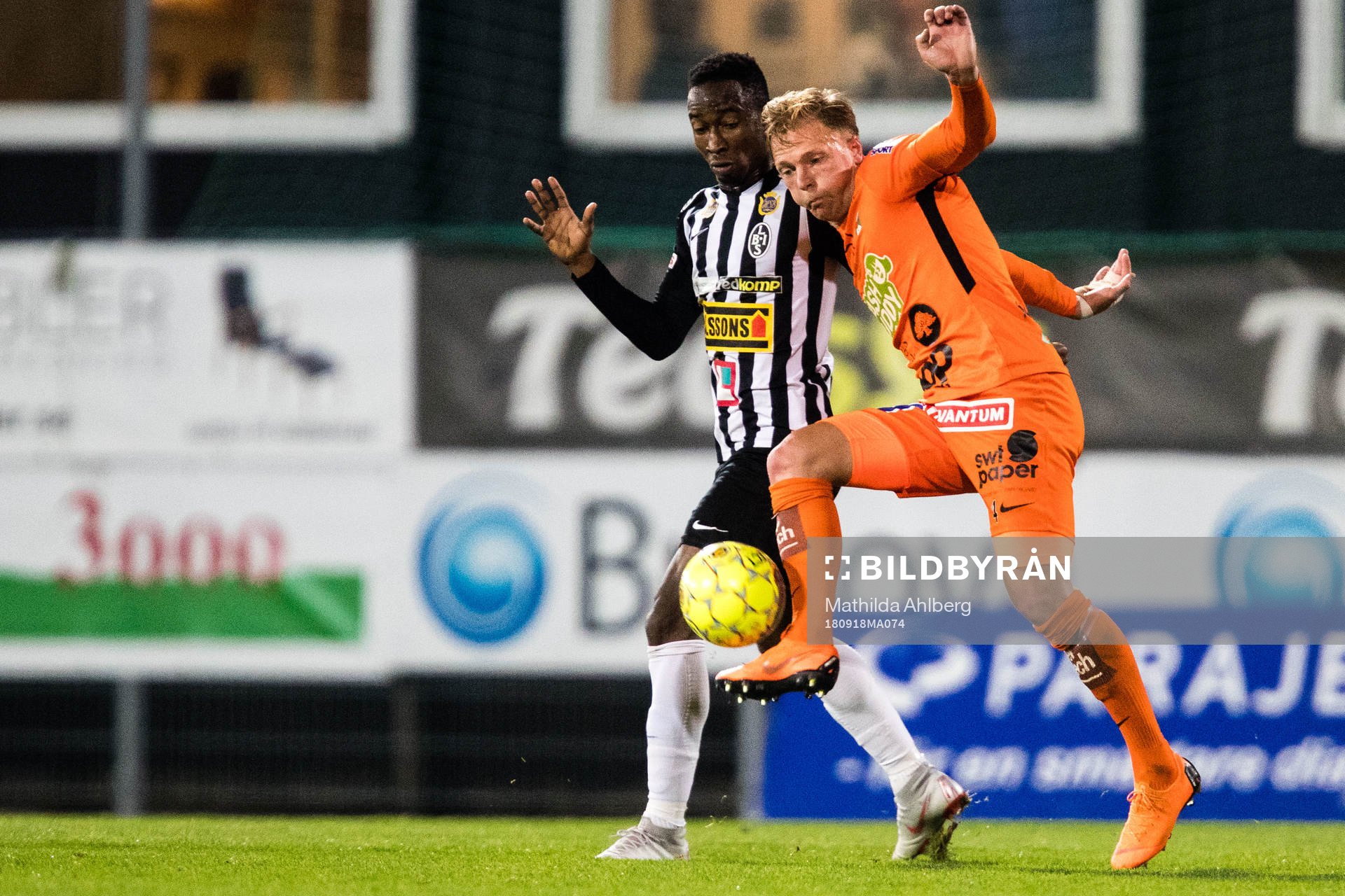 Landskronas Karim Sadat och Varbergs Jesper Modig