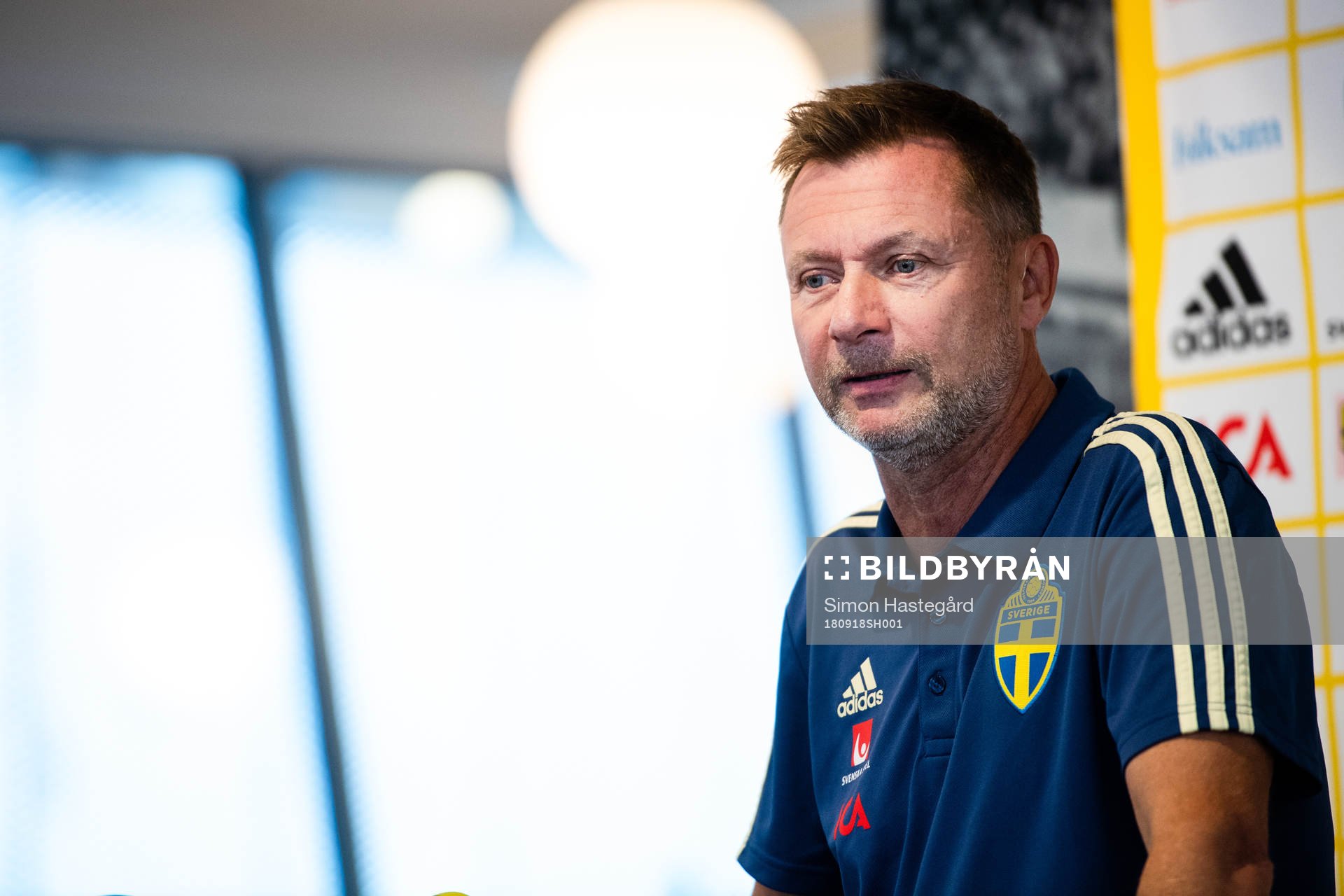 Peter Gerhardsson, förbundskapten för damlandslaget