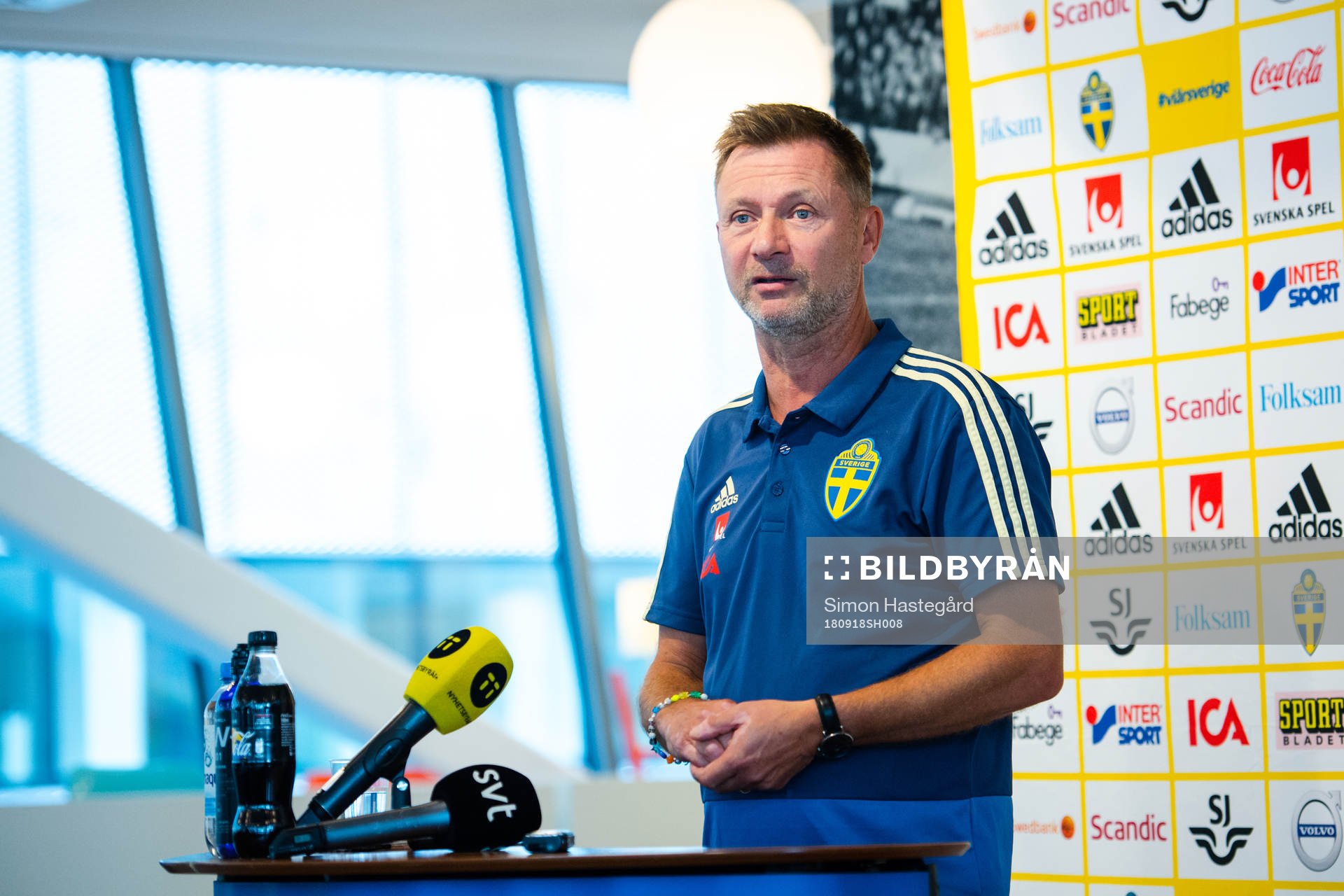 Peter Gerhardsson, förbundskapten för damlandslaget