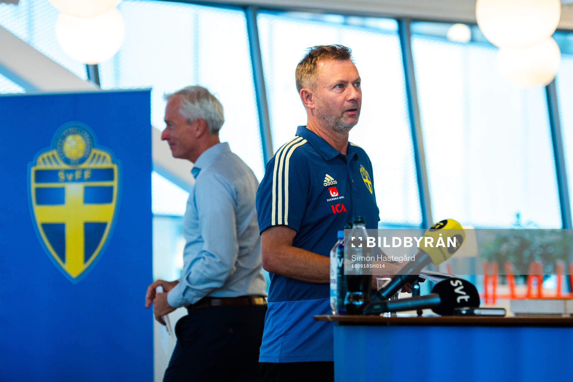 Generalsekreterare Håkan Sjöstrand och Peter Gerhardsson,