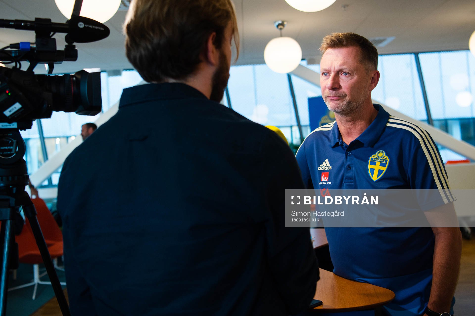 Peter Gerhardsson, förbundskapten för damlandslaget