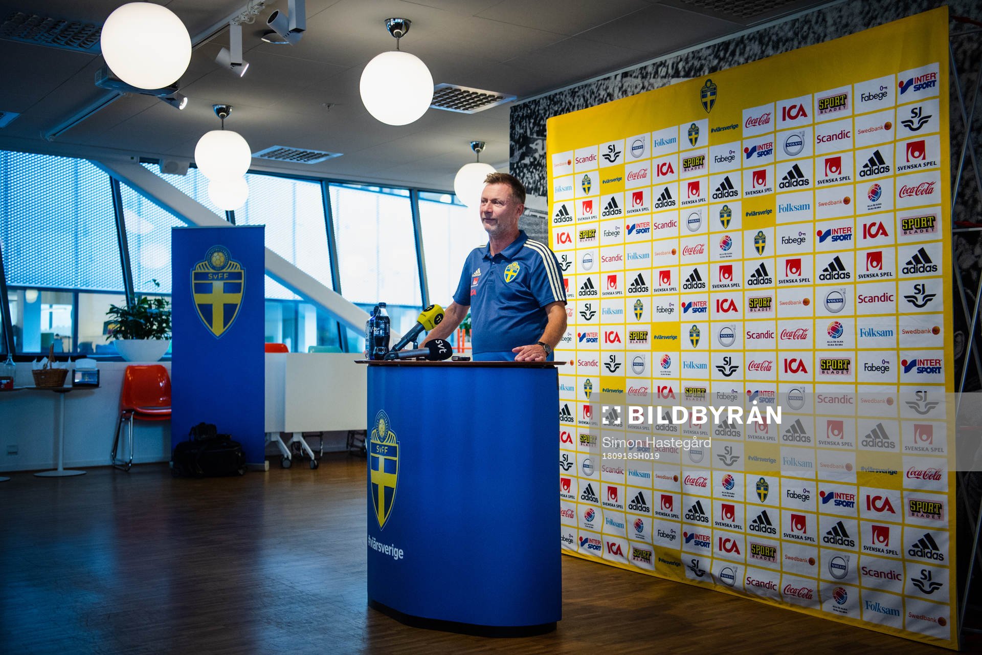 Peter Gerhardsson, förbundskapten för damlandslaget