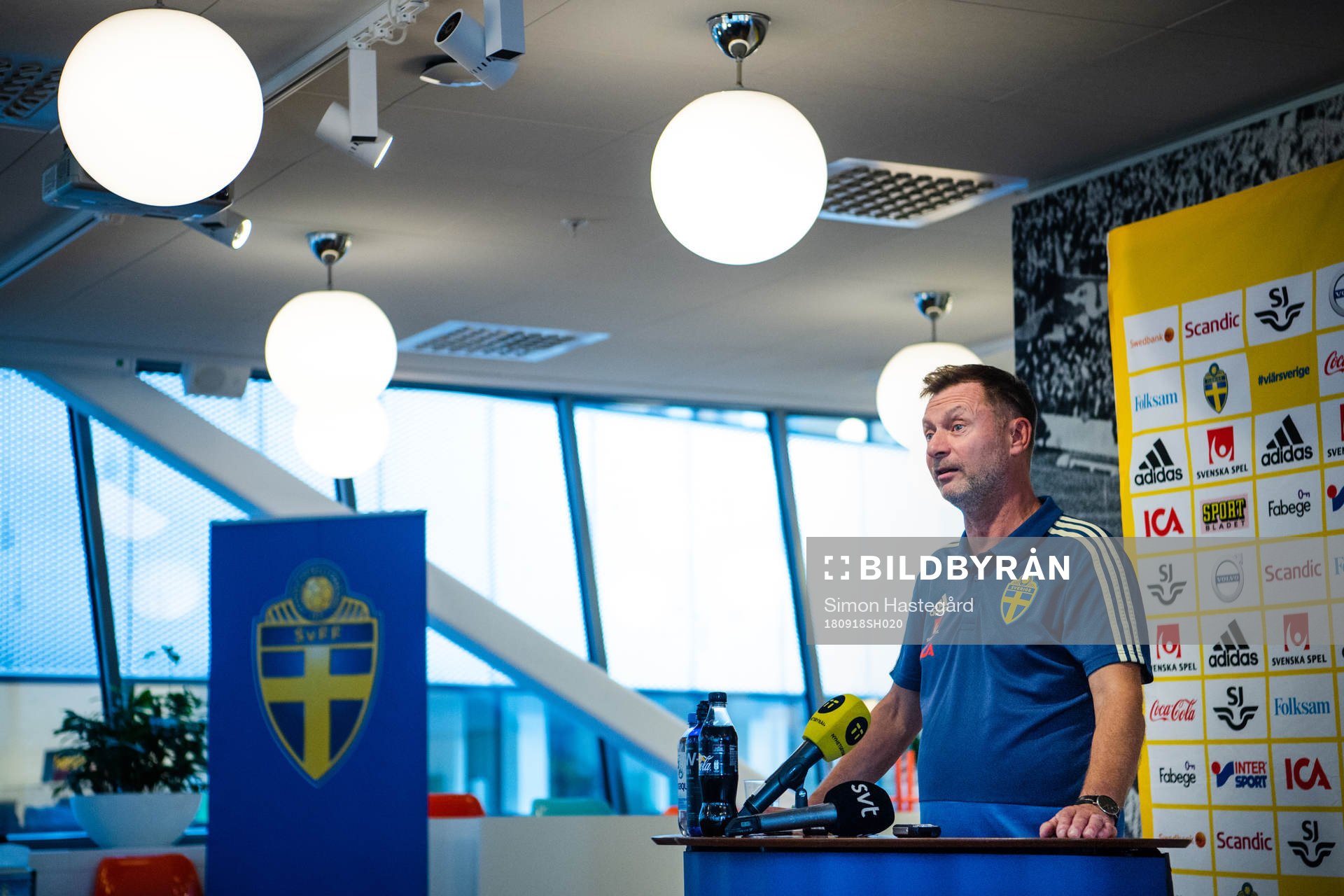 Peter Gerhardsson, förbundskapten för damlandslaget