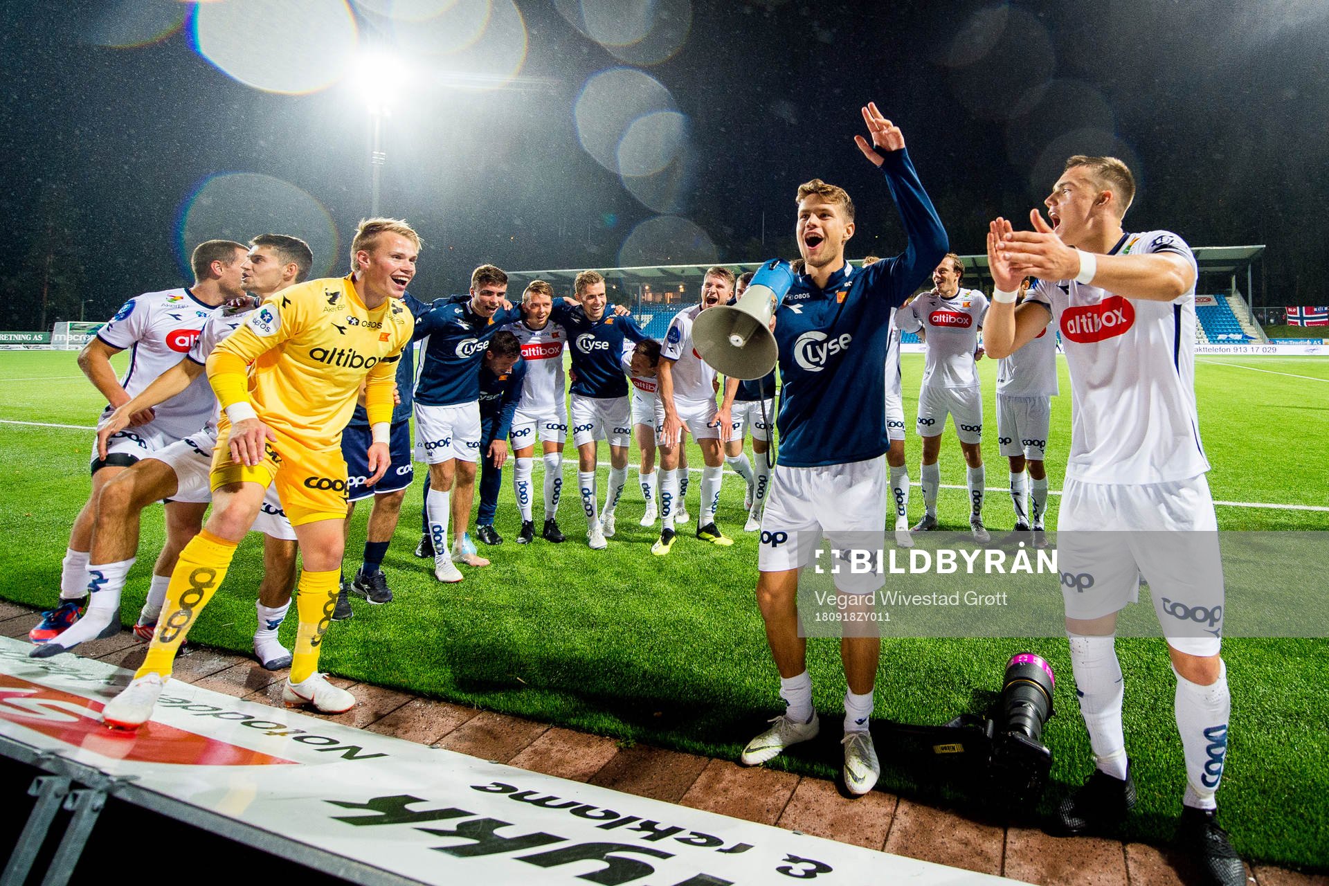 Goalkeeper Amund Wichne, Tord Johnsen Salte, Markus Nakkim