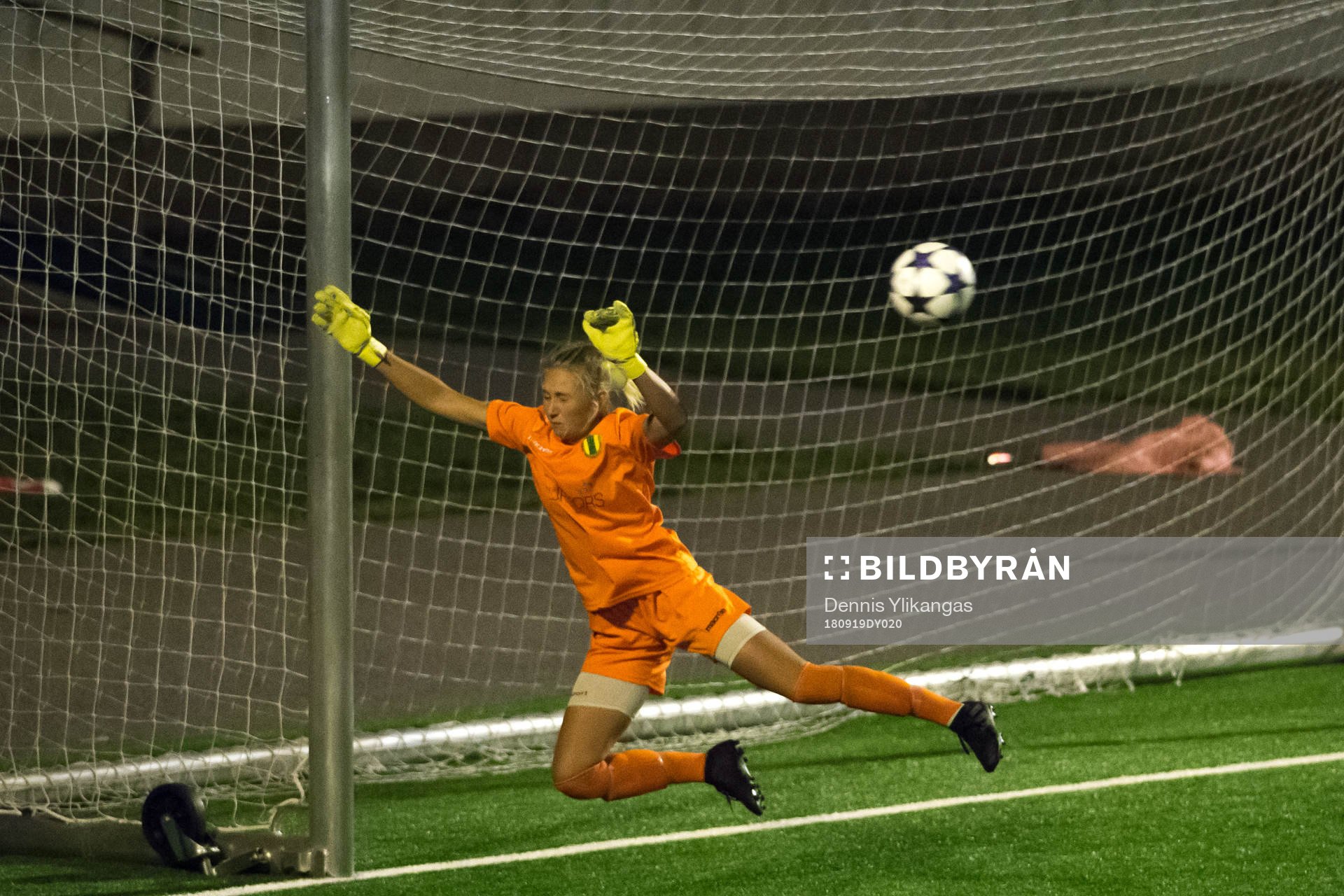 Bollstanäs målvakt Olivia Palmqvist