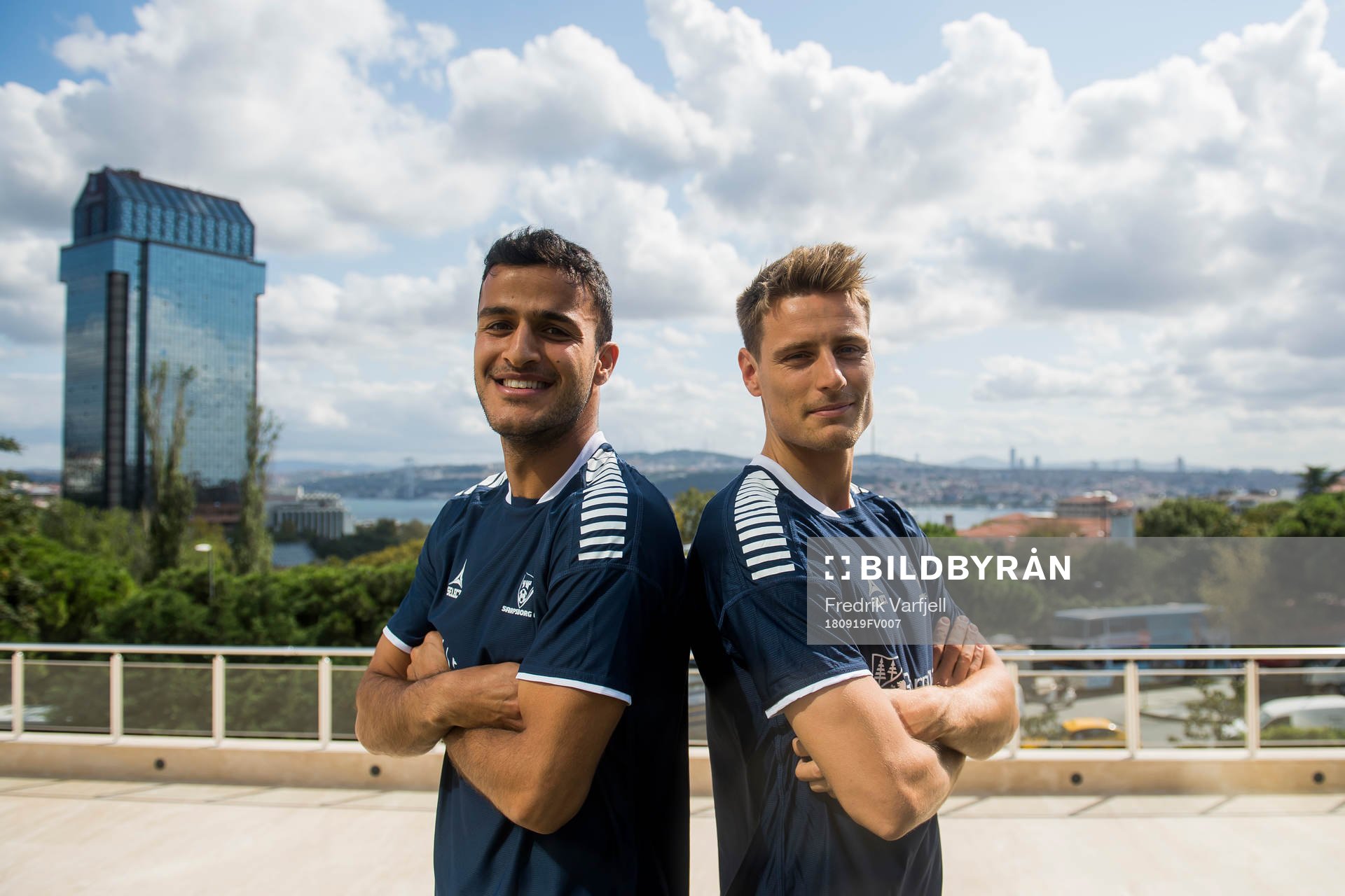 Harmet Singh and Kristoffer Zachariassen of Sarpsborg 08