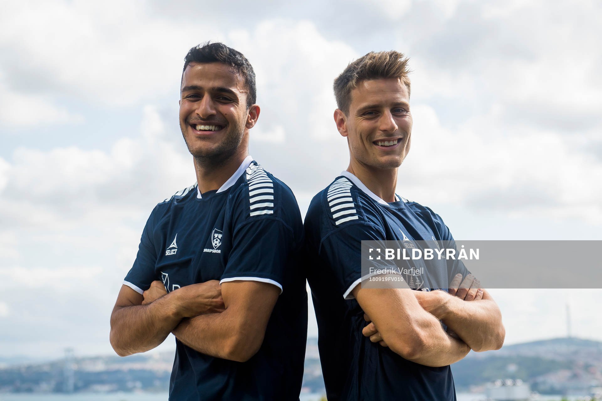 Harmet Singh and Kristoffer Zachariassen of Sarpsborg 08