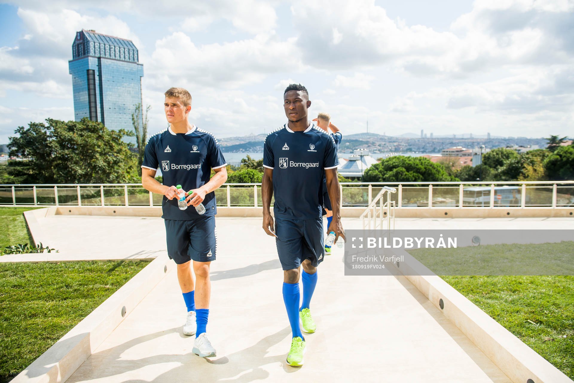 Bjørn Inge Utvik and Muhammed Usman Edu of Sarpsborg 08