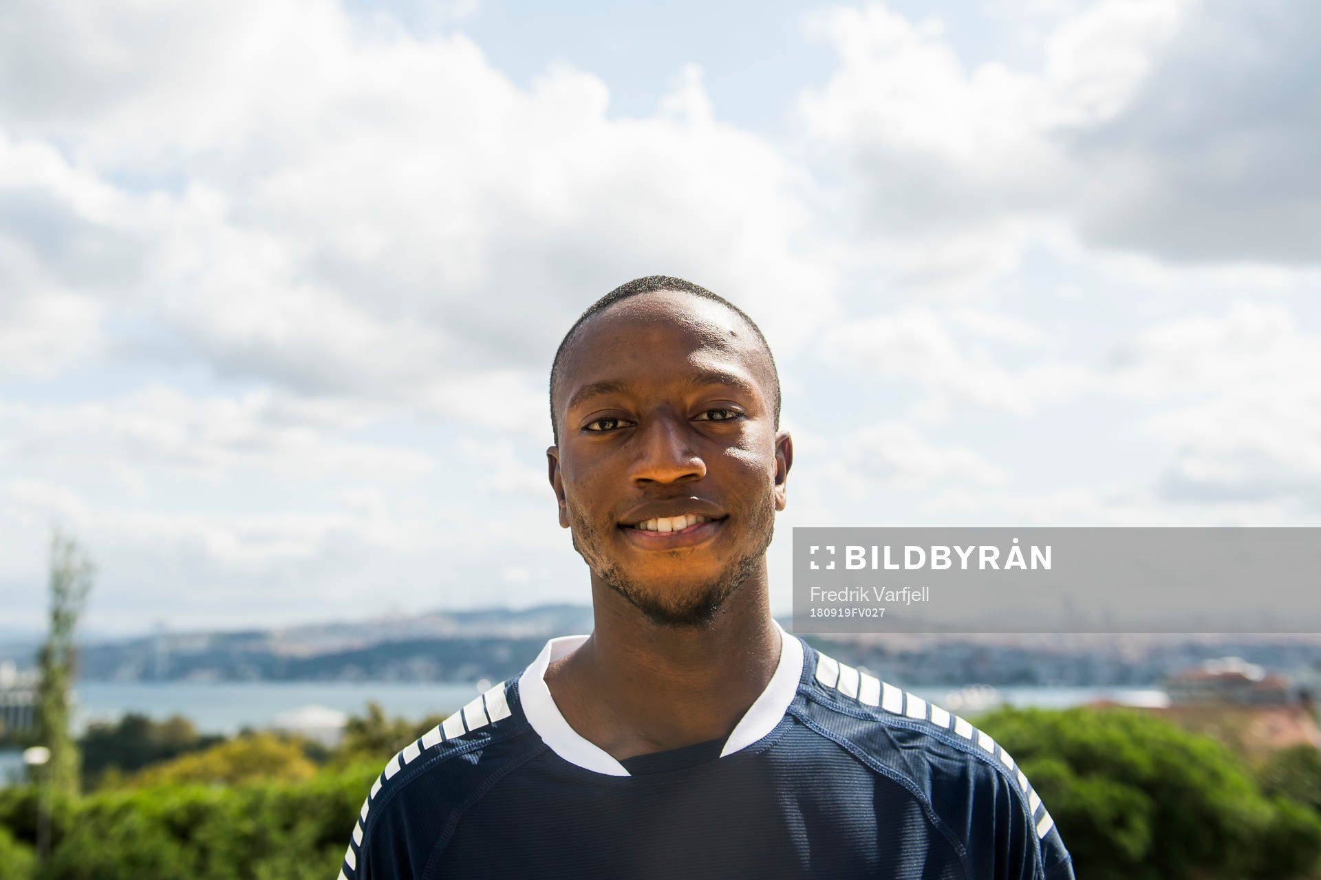 Sulayman Bojang of Sarpsborg 08 poses for a picture