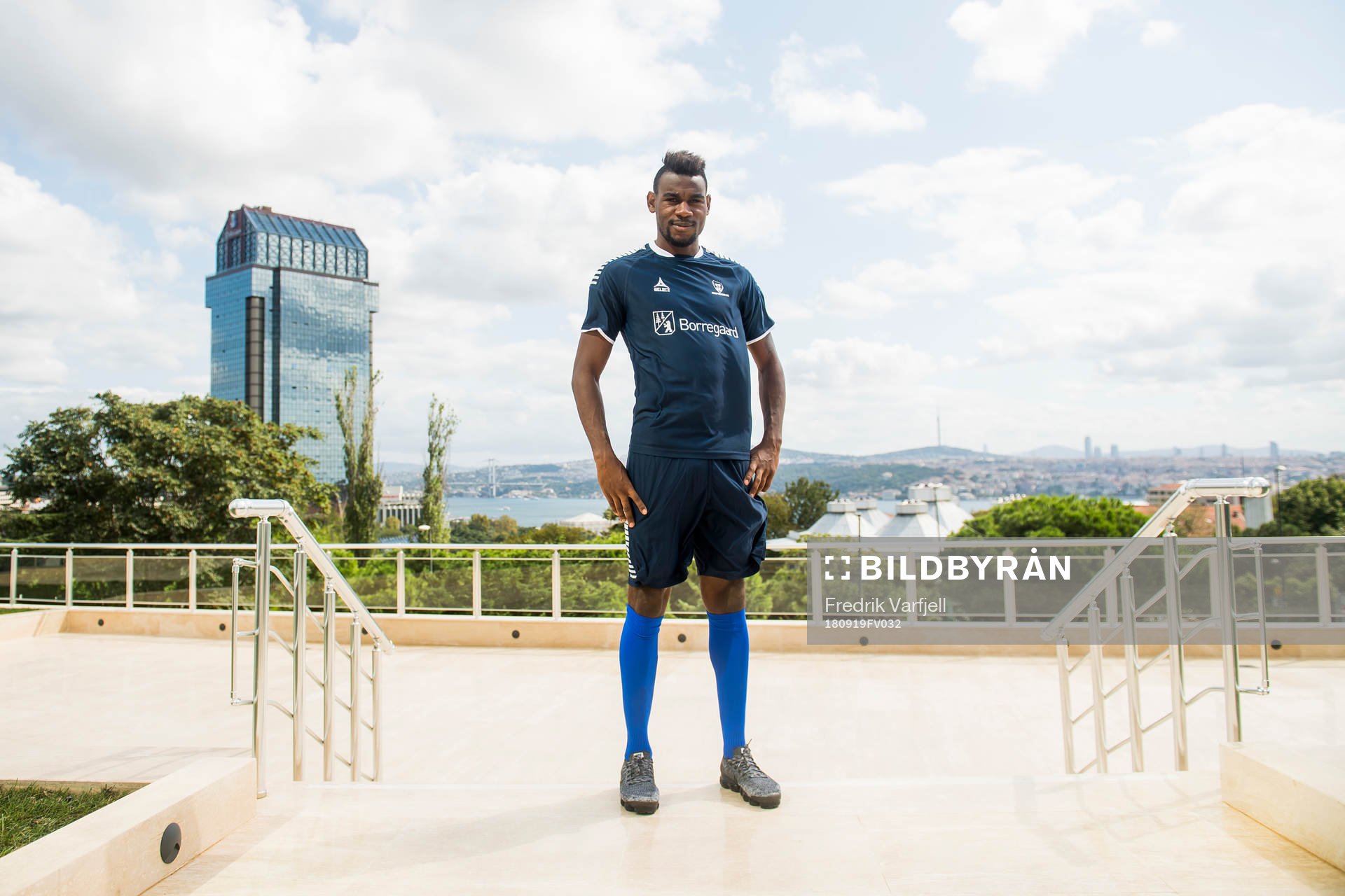 Rashad Muhammed of Sarpsborg 08 poses for a picture