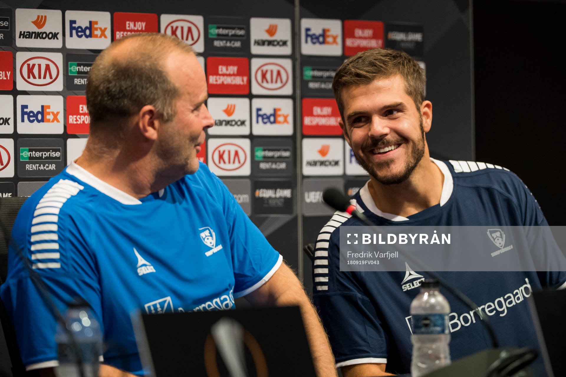 Geir Bakke, head coach of Sarpsborg 08, and Joachim