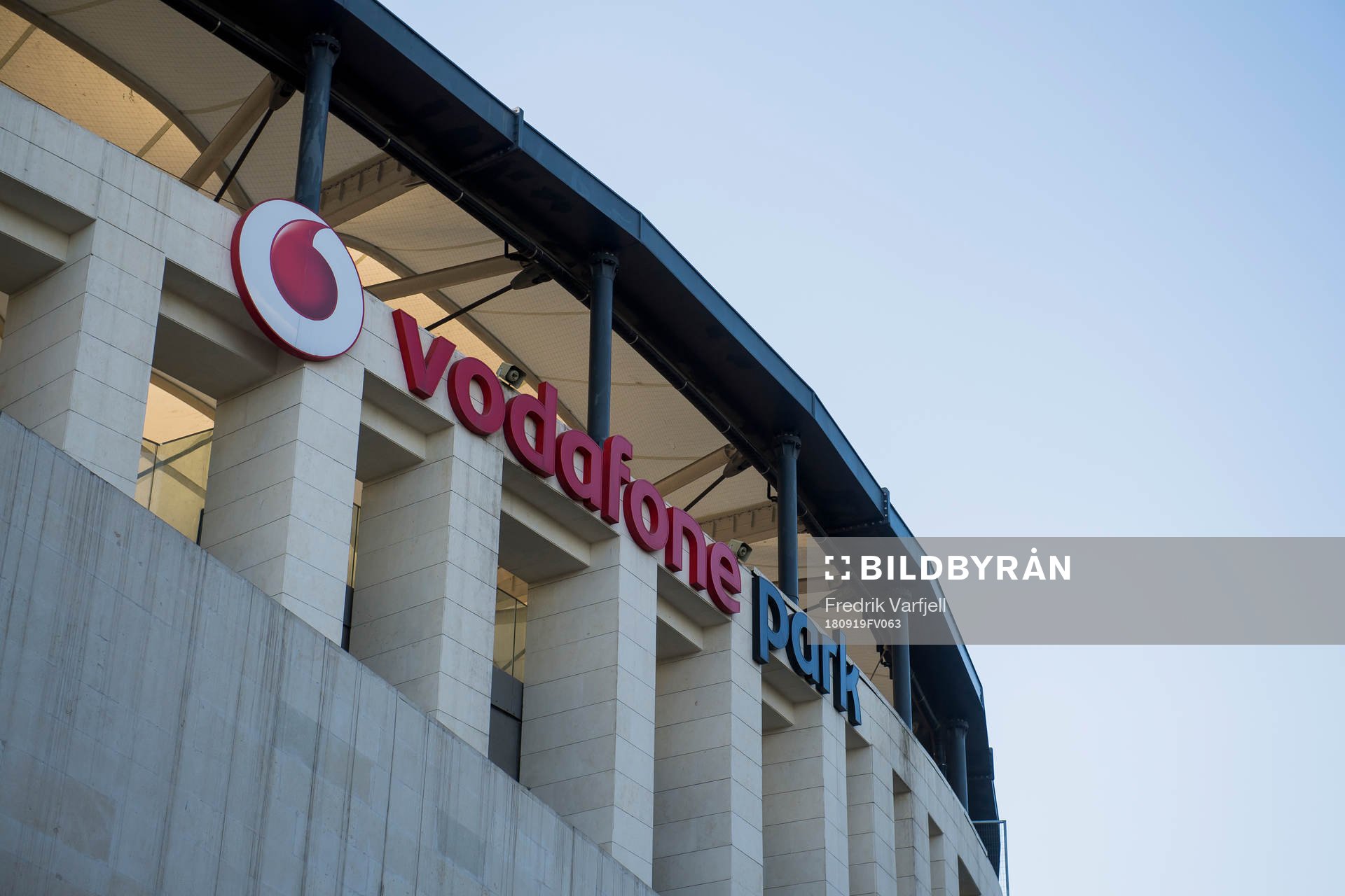 General view of Vodafone Park ahead of the Europa league match between Besiktas and Sarpsborg 08 on September 19, 2018 in Istanbul.