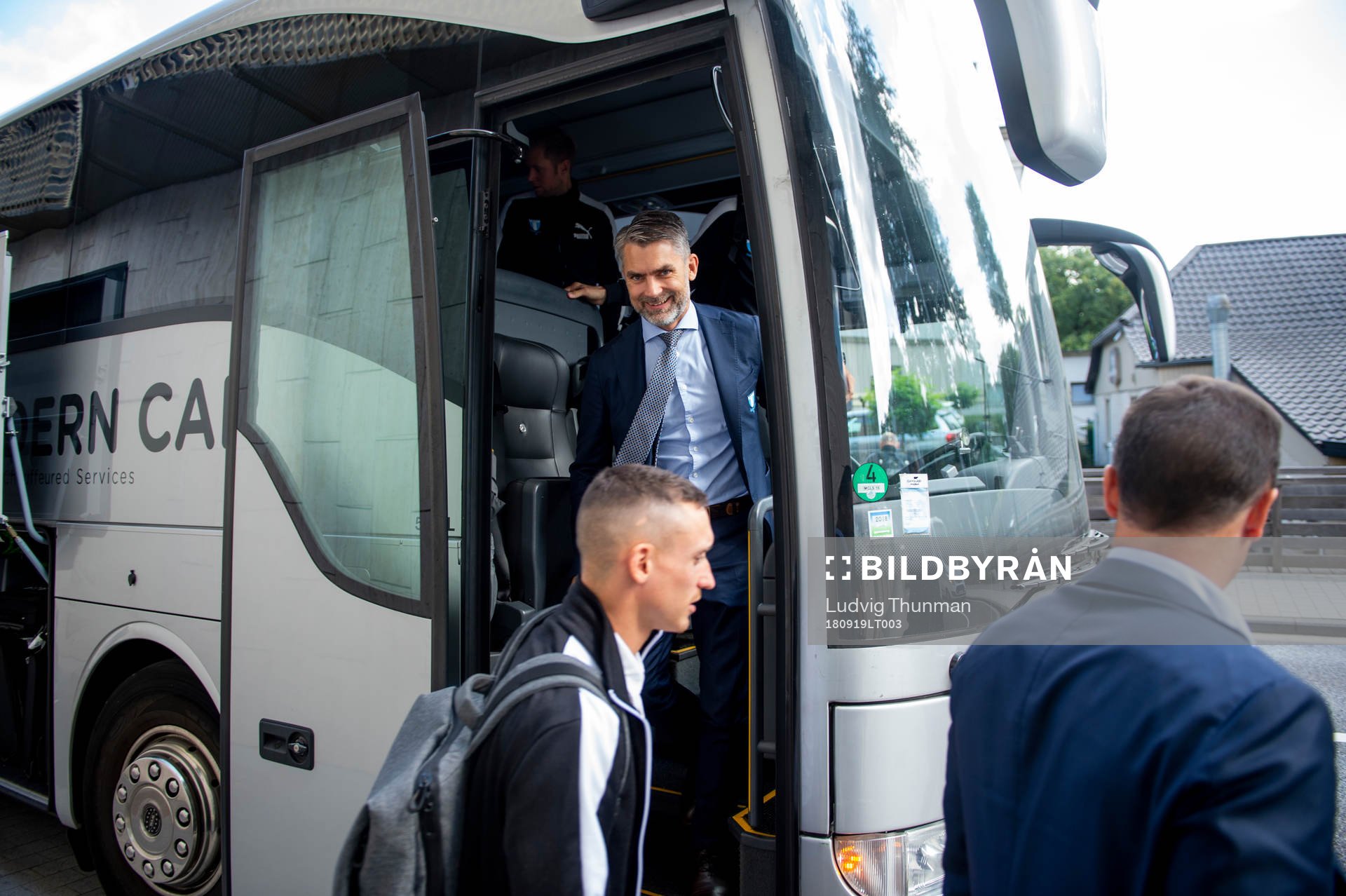 CEO Niclas Carlnén arrive at their hotel