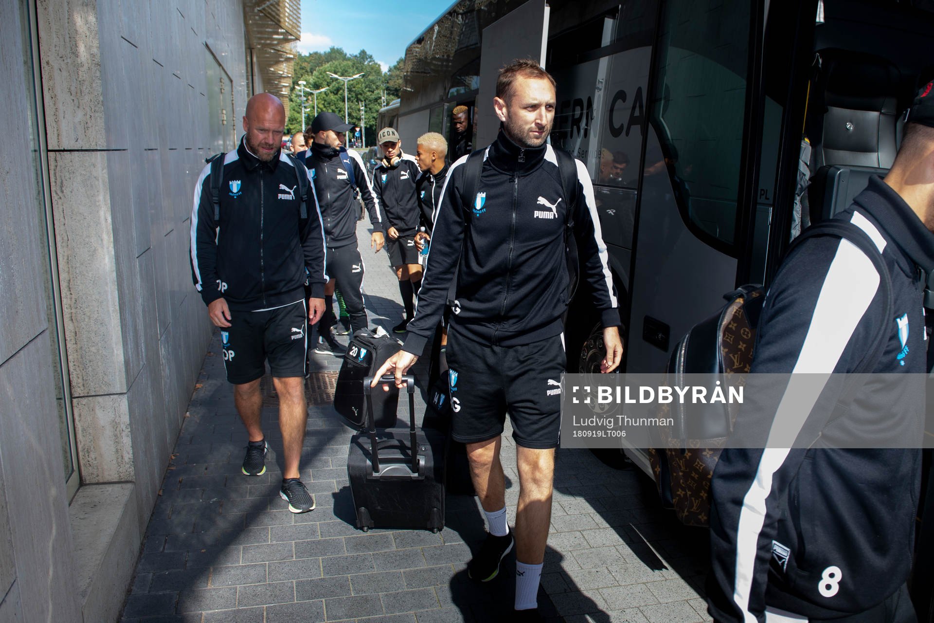 Assistant coach Olof Persson and assistant coach Andreas