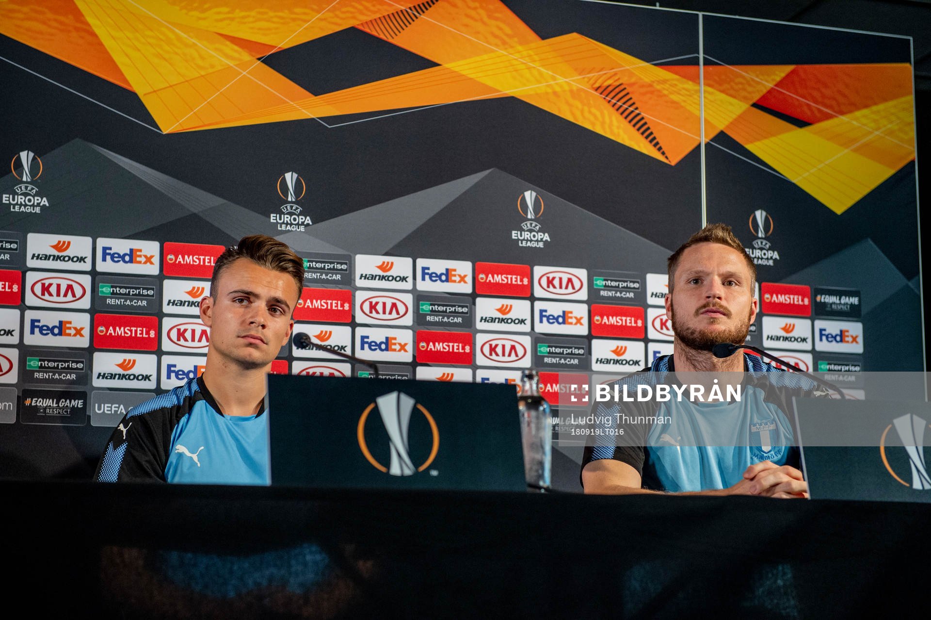 Andreas Vindheim and Lasse Nielsen of Malmö FF