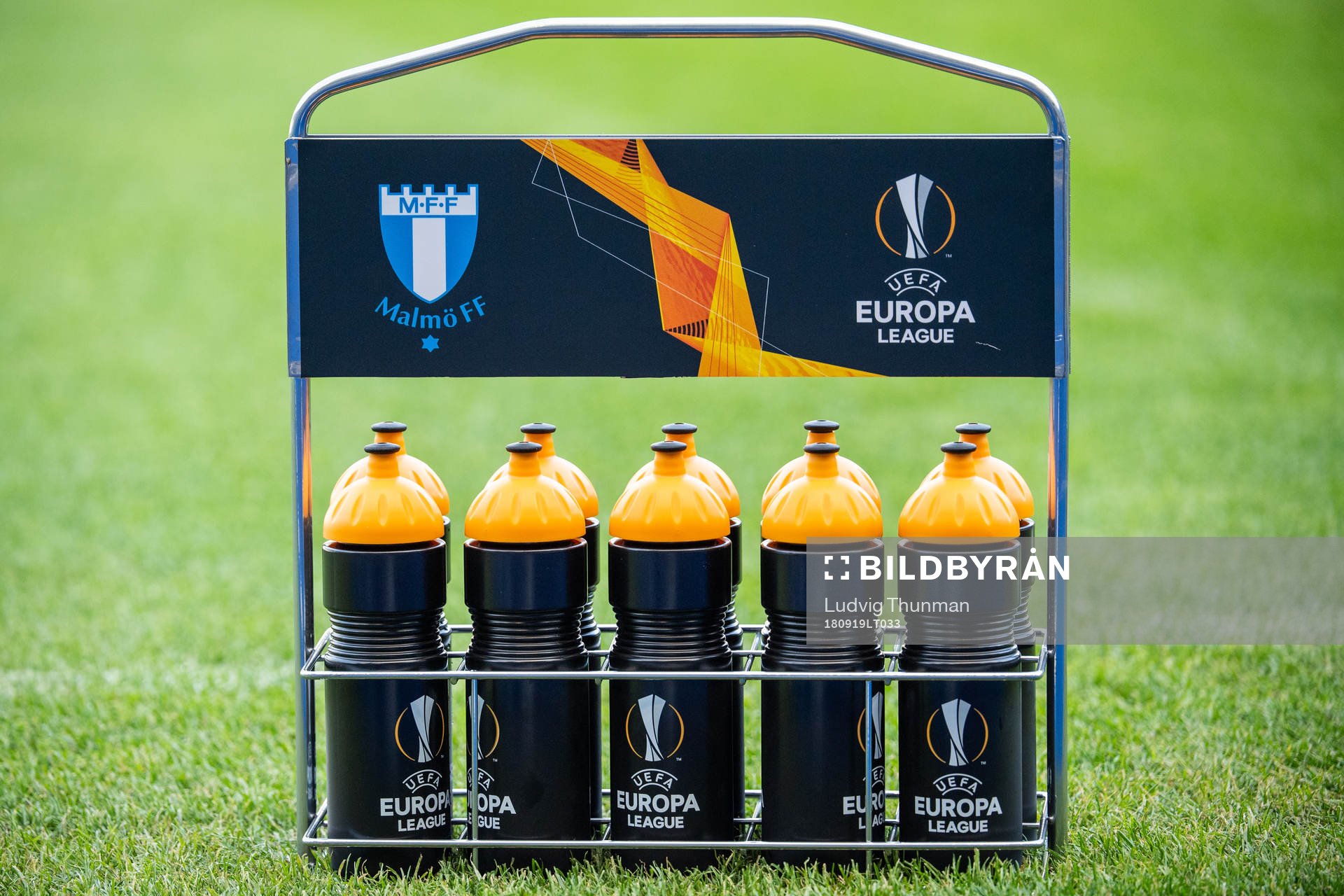 Water bottles of Malmö FF