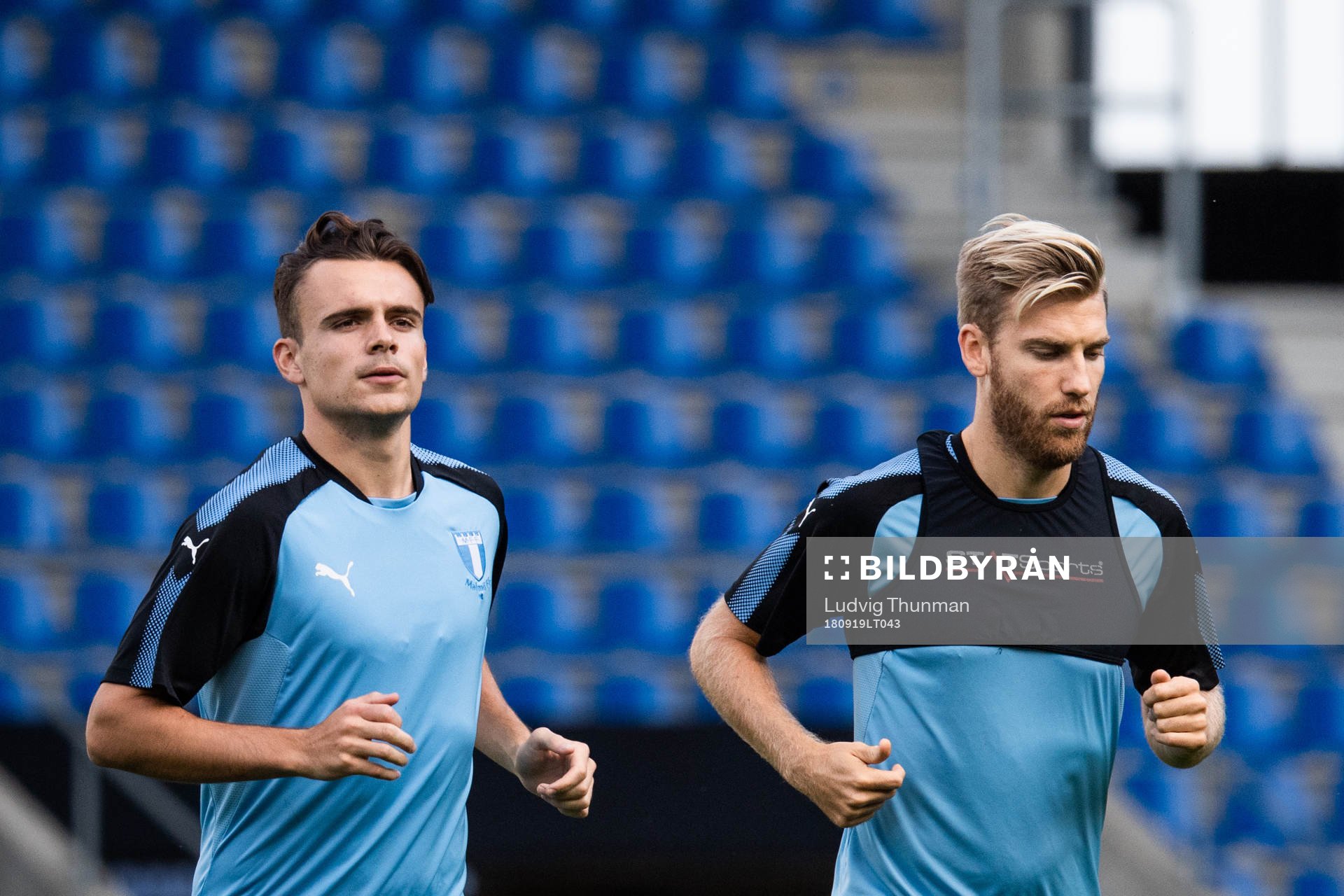 Andreas Vindheim and Rasmus Bengtsson of Malmö FF