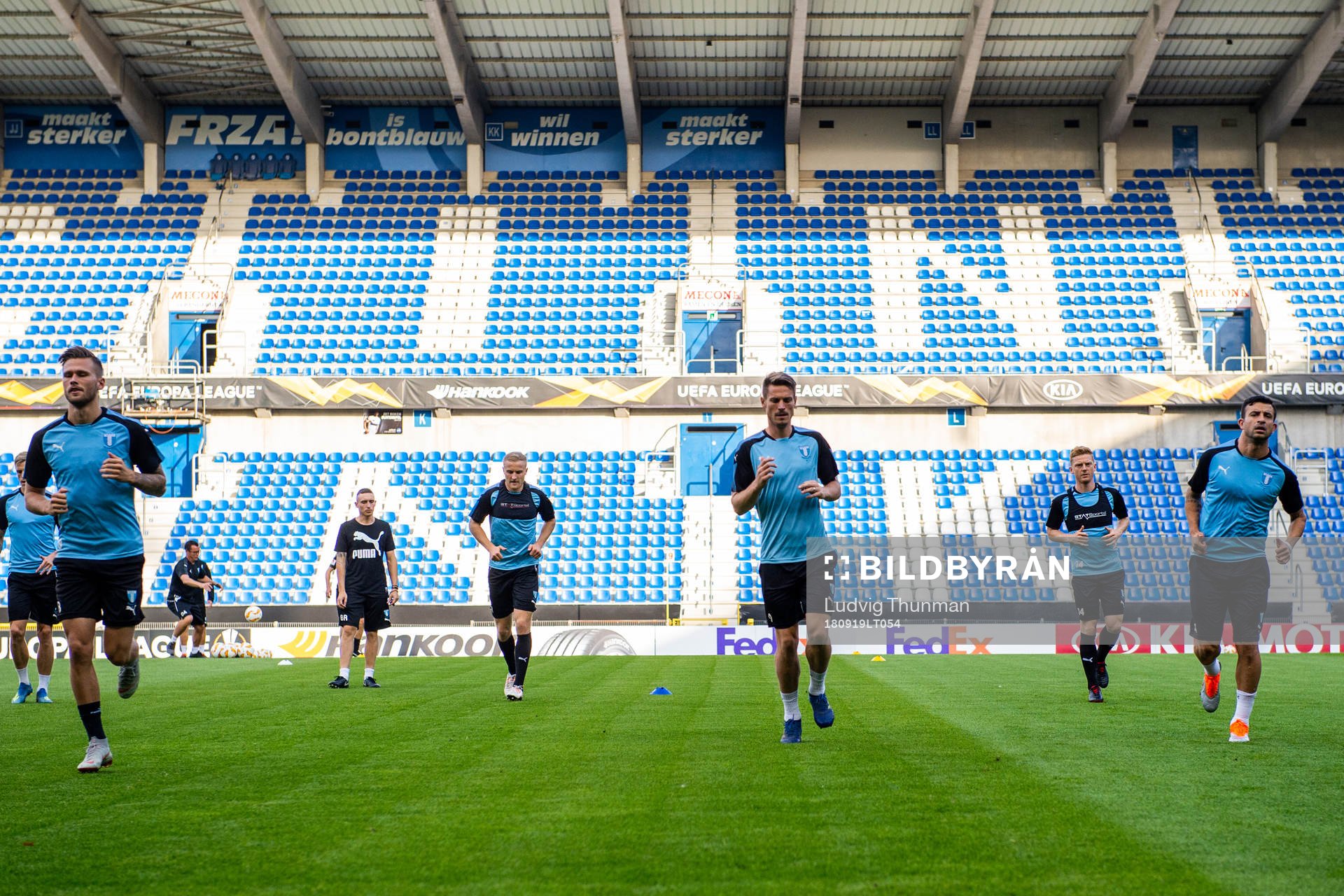 Behrang Safari and Markus Rosenberg Malmö FF
