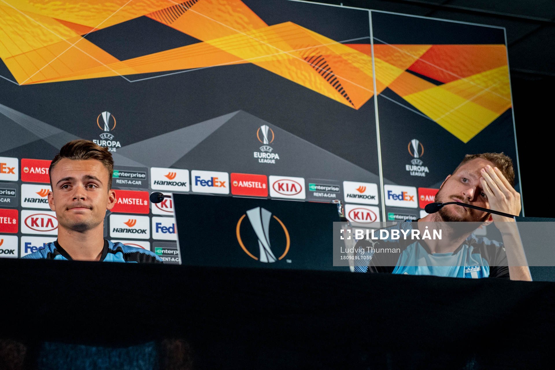 Andreas Vindheim and Lasse Nielsen of Malmö FF