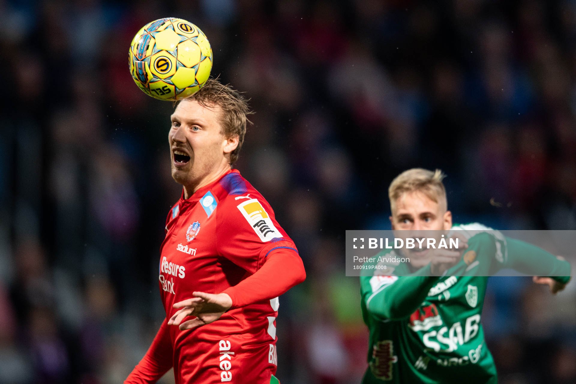 Helsingborgs Andri Runar  Bjarnason och Brages Mattias
