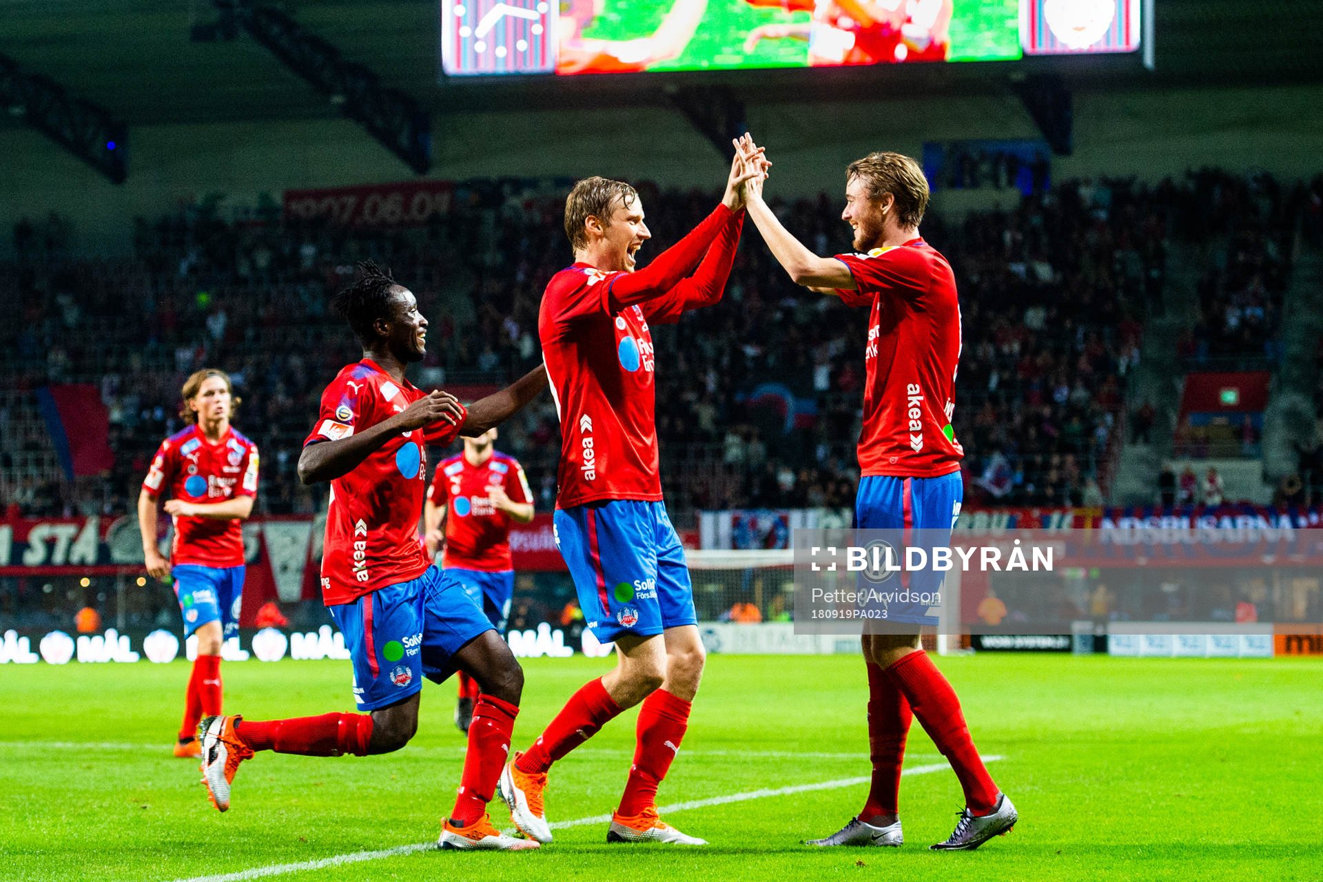 Helsingborgs Andri Runar  Bjarnason och Alexander