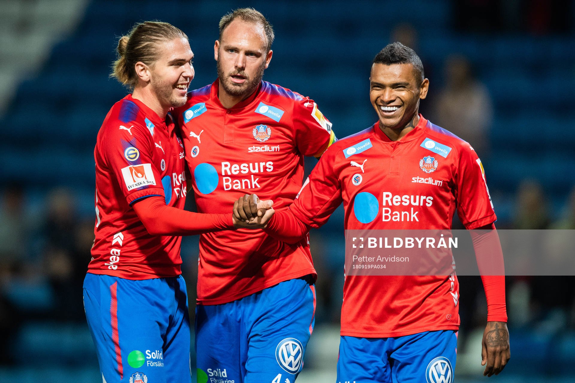Helsingborgs Charlie Weberg, Andreas Granqvist och