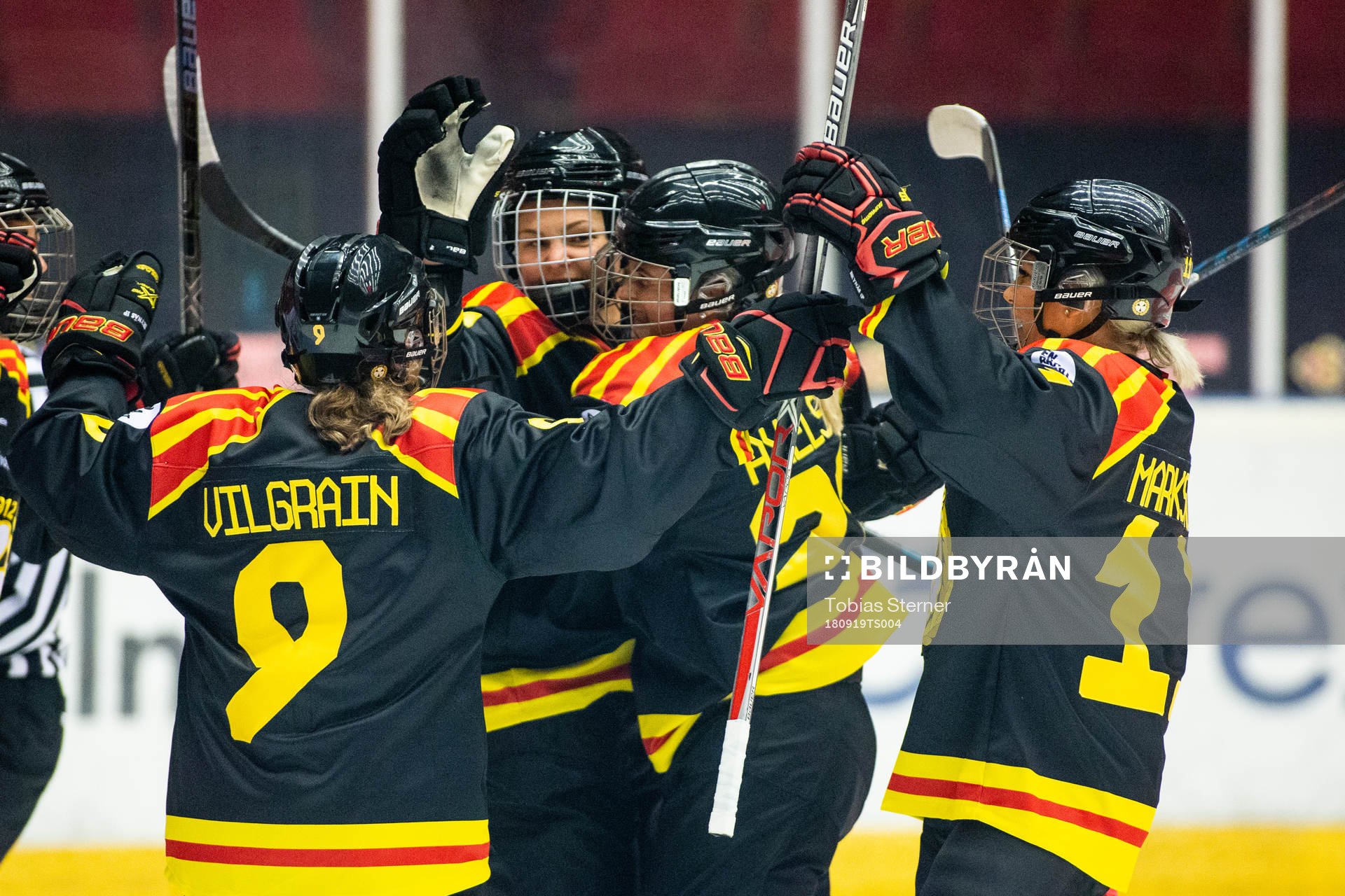 Brynäs Jennifer Wakefield jublar