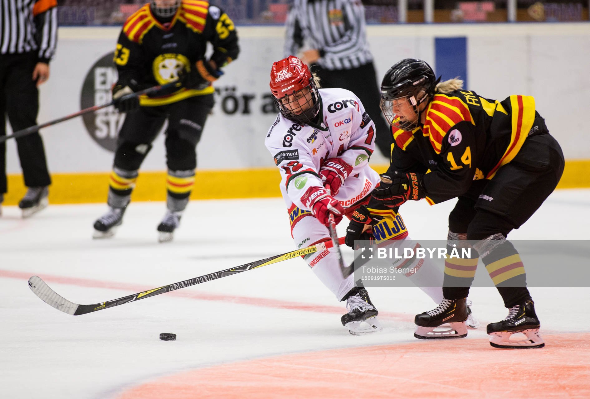 Modos Kaitlyn Tougas och Brynäs Hanna Rylander