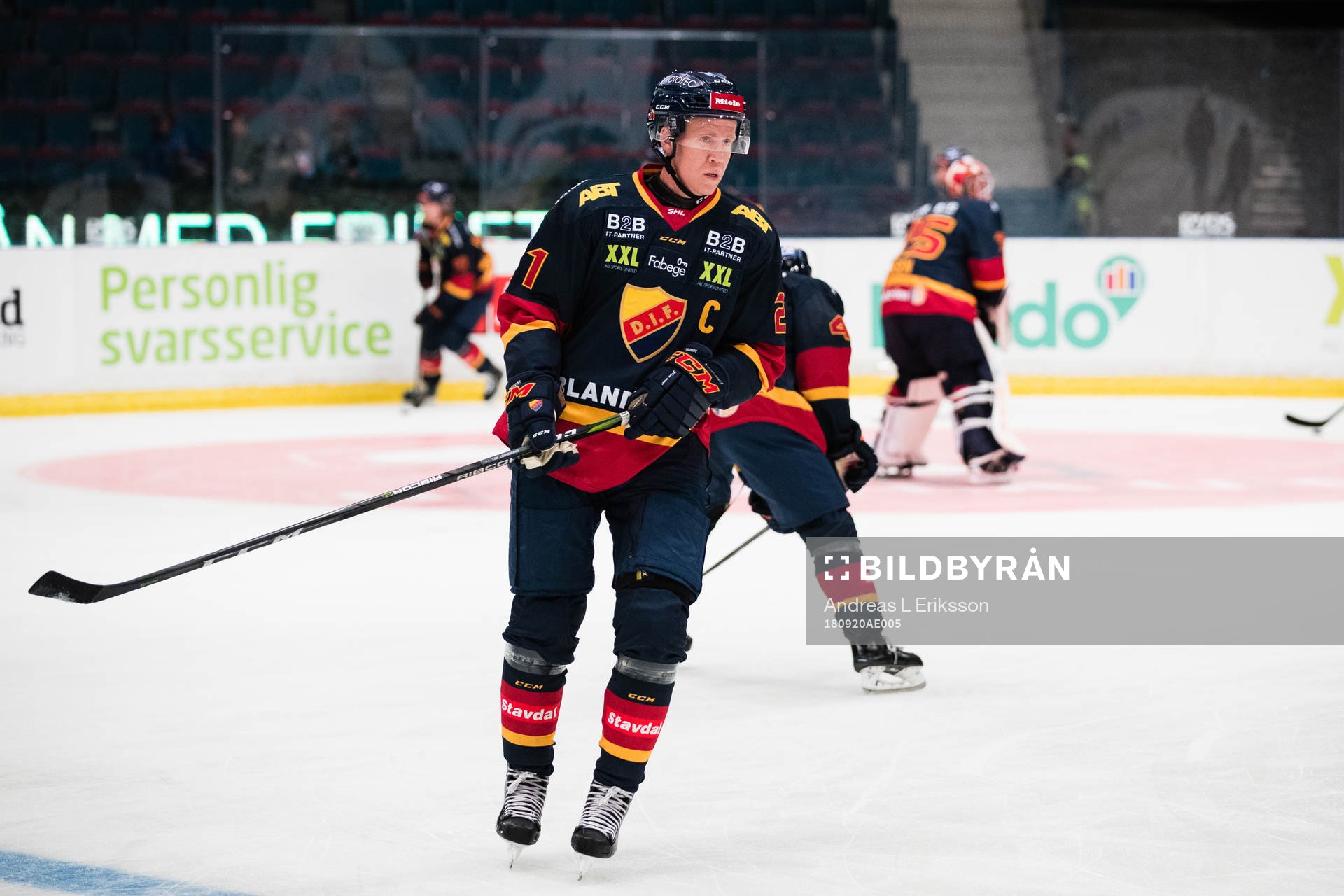 under ishockeymatchen i SHL mellan Djurgården och Rögle