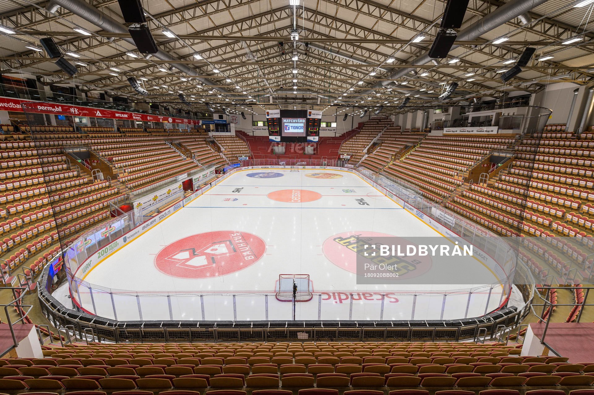 NHK Arena innan ishockeymatchen i SHL mellan Timrå och
