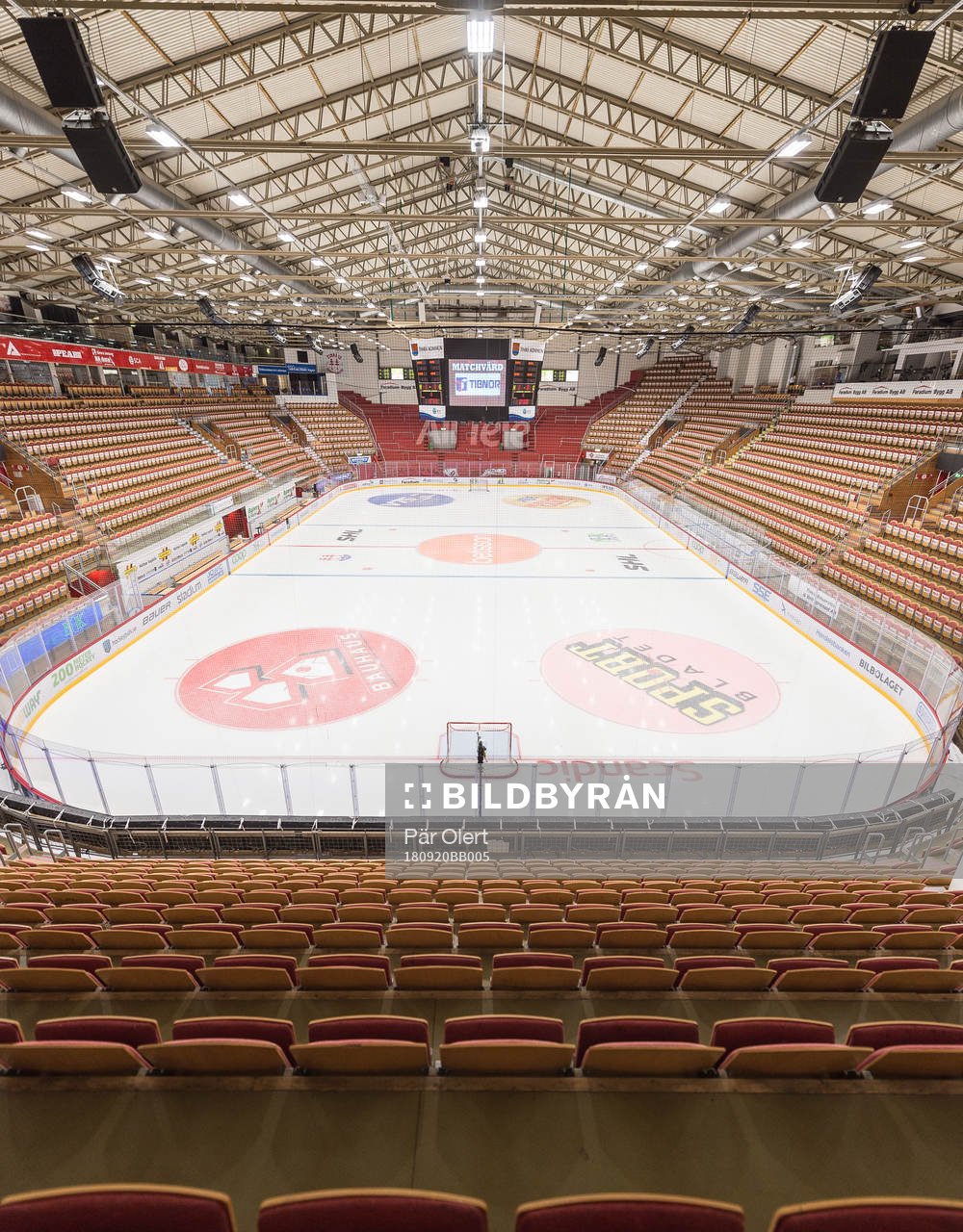NHK Arena innan ishockeymatchen i SHL mellan Timrå och