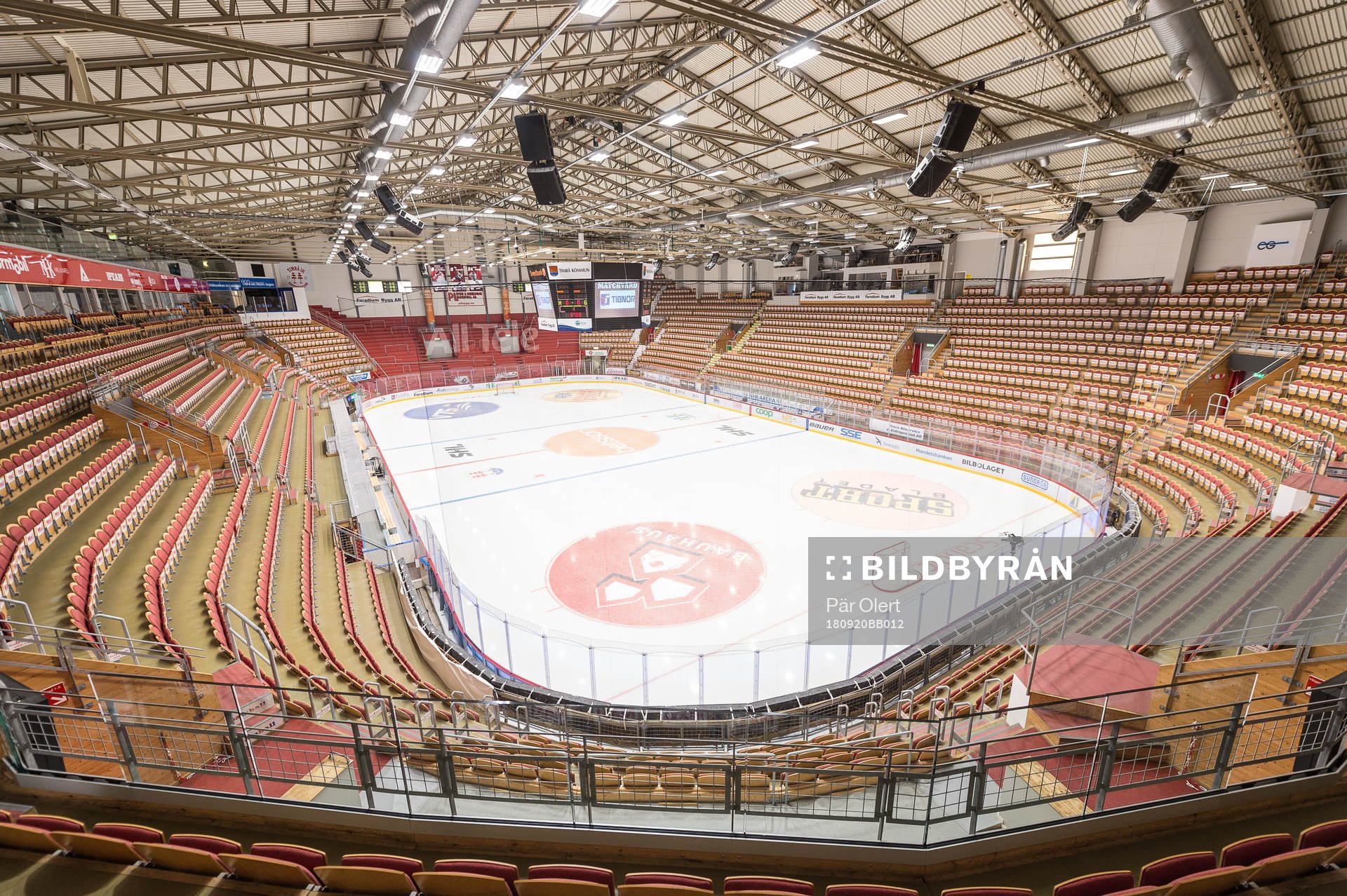 NHK Arena innan ishockeymatchen i SHL mellan Timrå och