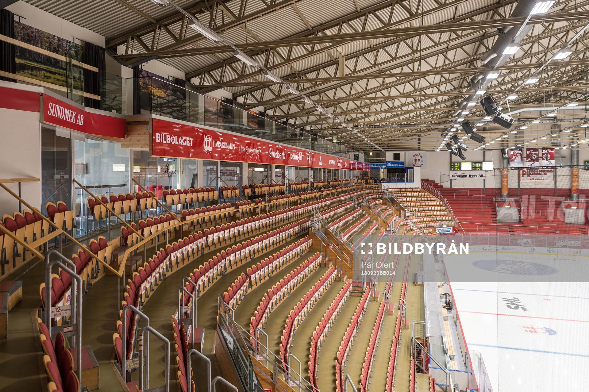 NHK Arena innan ishockeymatchen i SHL mellan Timrå och