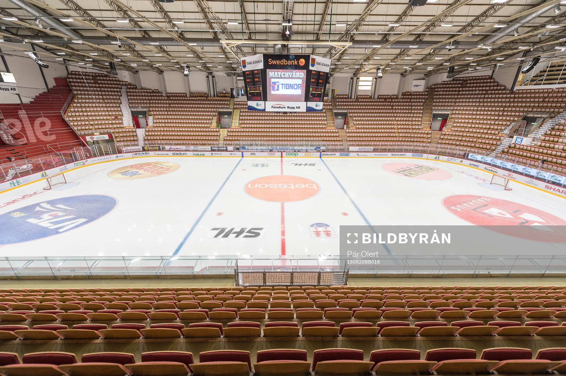 NHK Arena innan ishockeymatchen i SHL mellan Timrå och