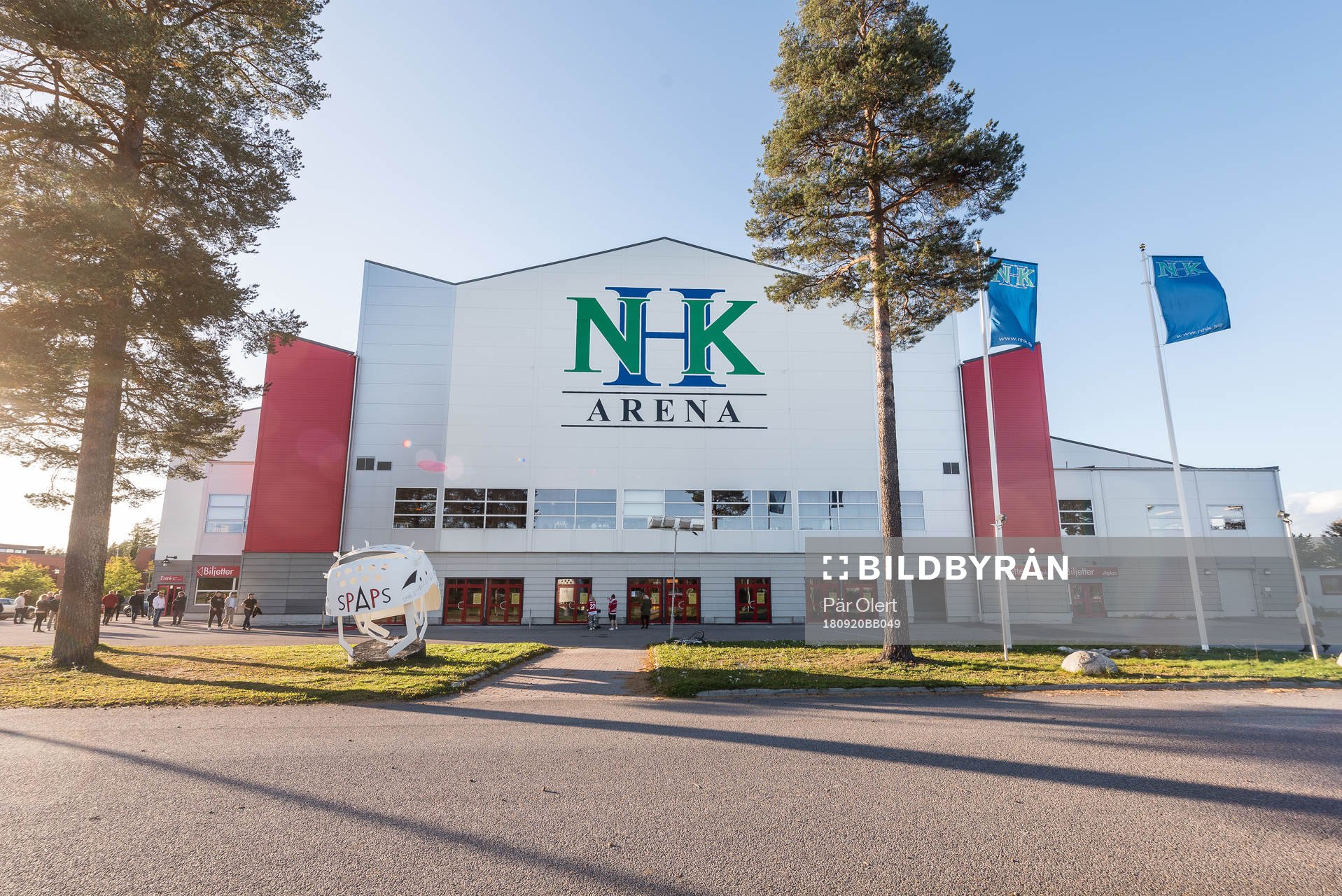 NHK Arena innan ishockeymatchen i SHL mellan Timrå och