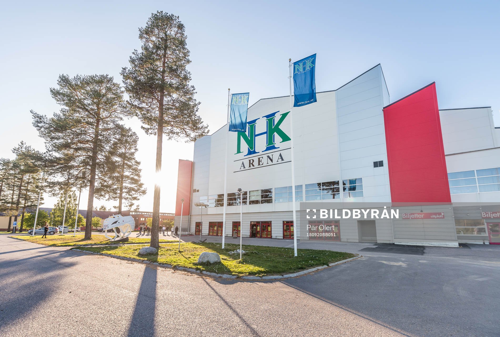 NHK Arena innan ishockeymatchen i SHL mellan Timrå och