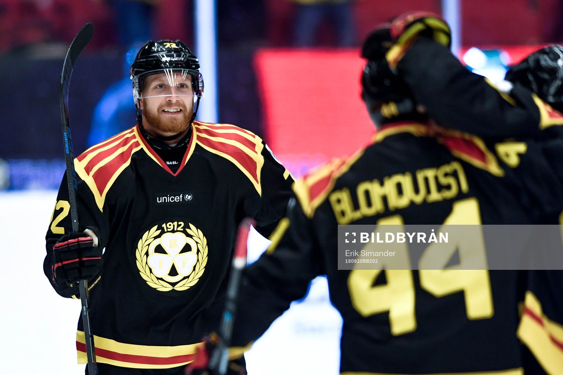 Brynäs Joachim Rohdin jublar