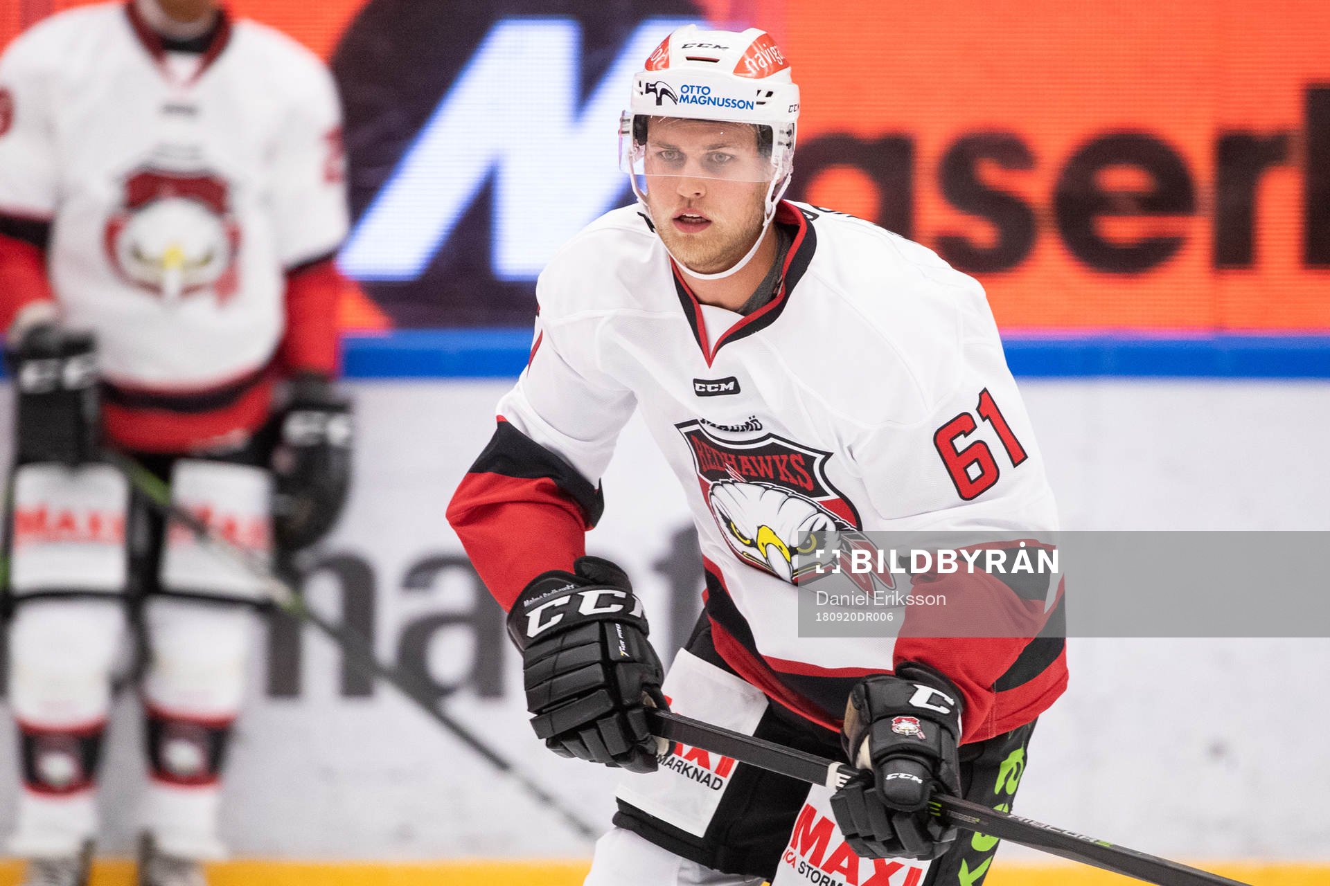 Malmö Redhawks Martin Janohls  i ishockeymatchen i SHL