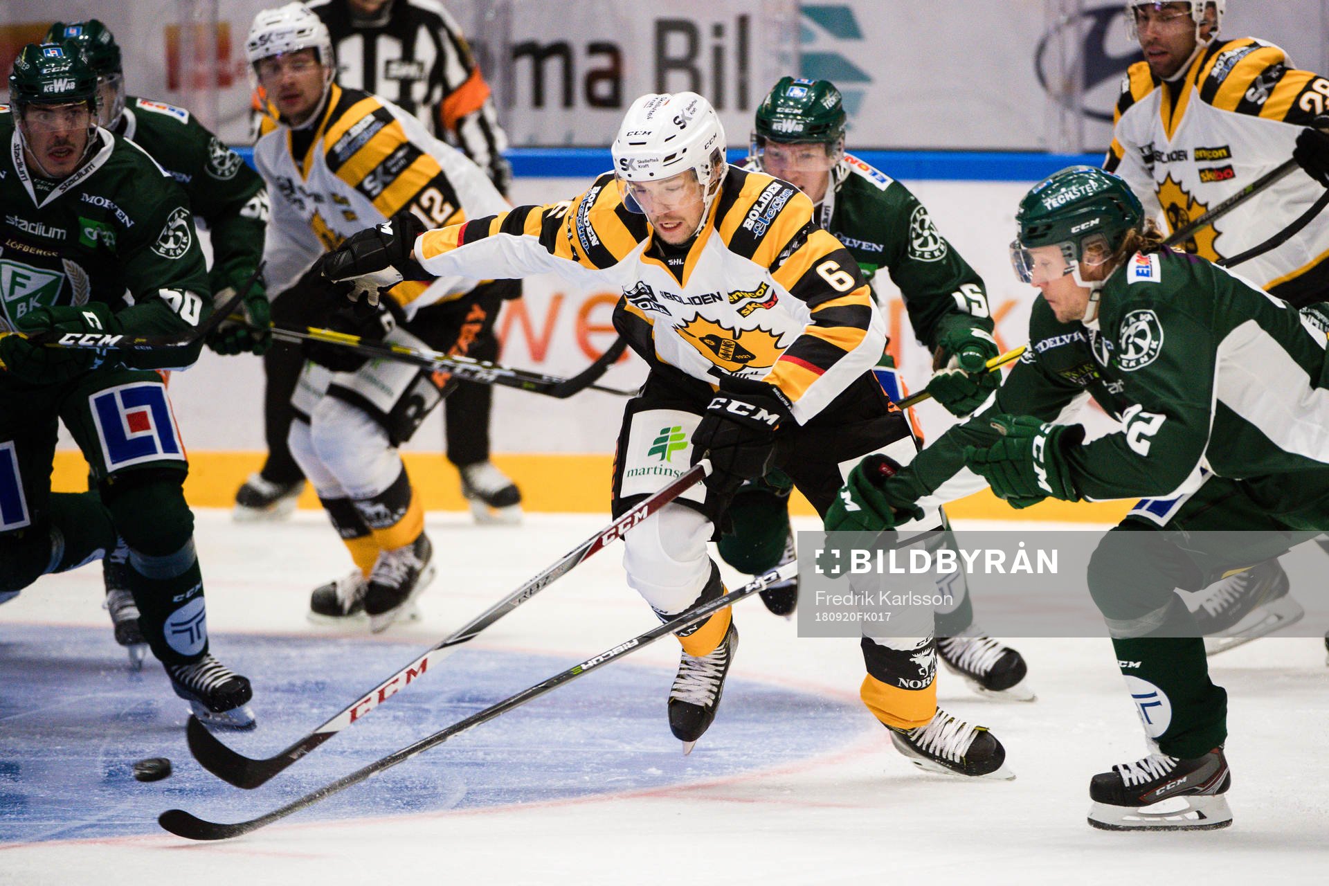 Skellefteås Filip Berglund och Färjestads Jesper Olofsson