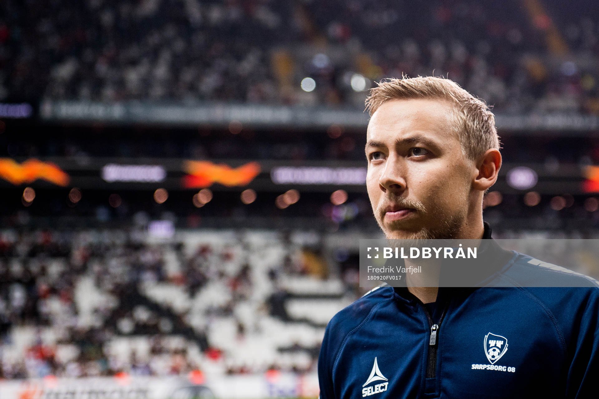 Mikkel Agger of Sarpsborg 08 ahead of the Europa League match between Besiktas and Sarpsborg 08 on September 20, 2018 in Istanbul.