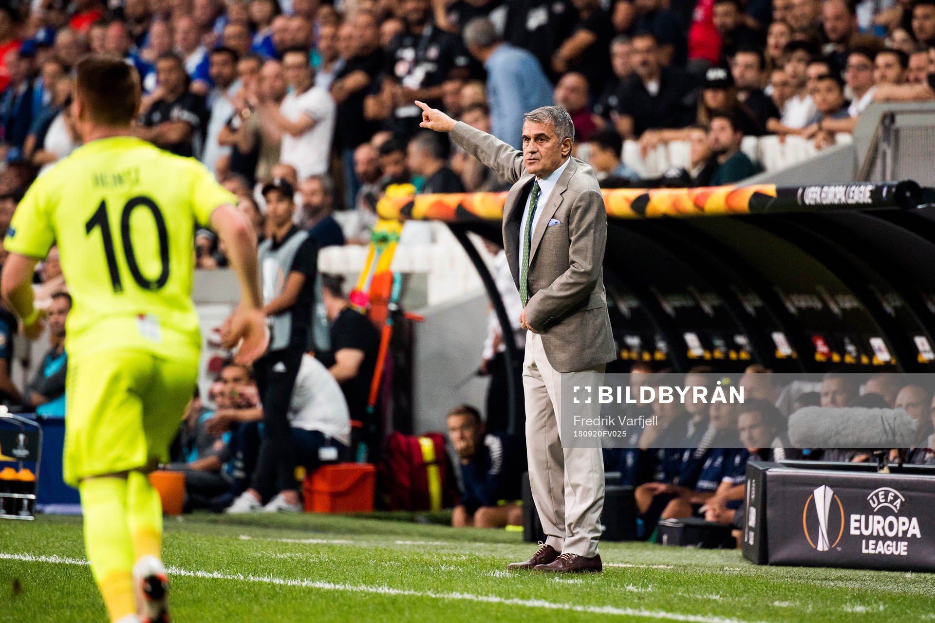 Senol Günes, head coach of Besiktas